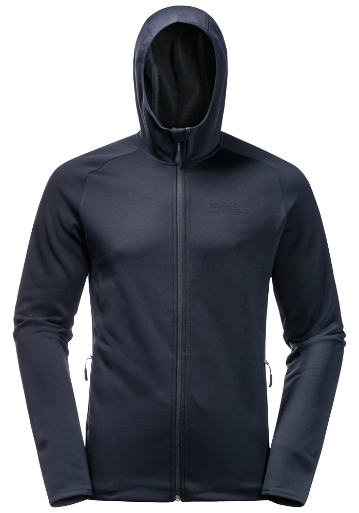 Jack Wolfskin Fleecejacke »BAISELBERG HOODED FZ M«, mit Kapuze
