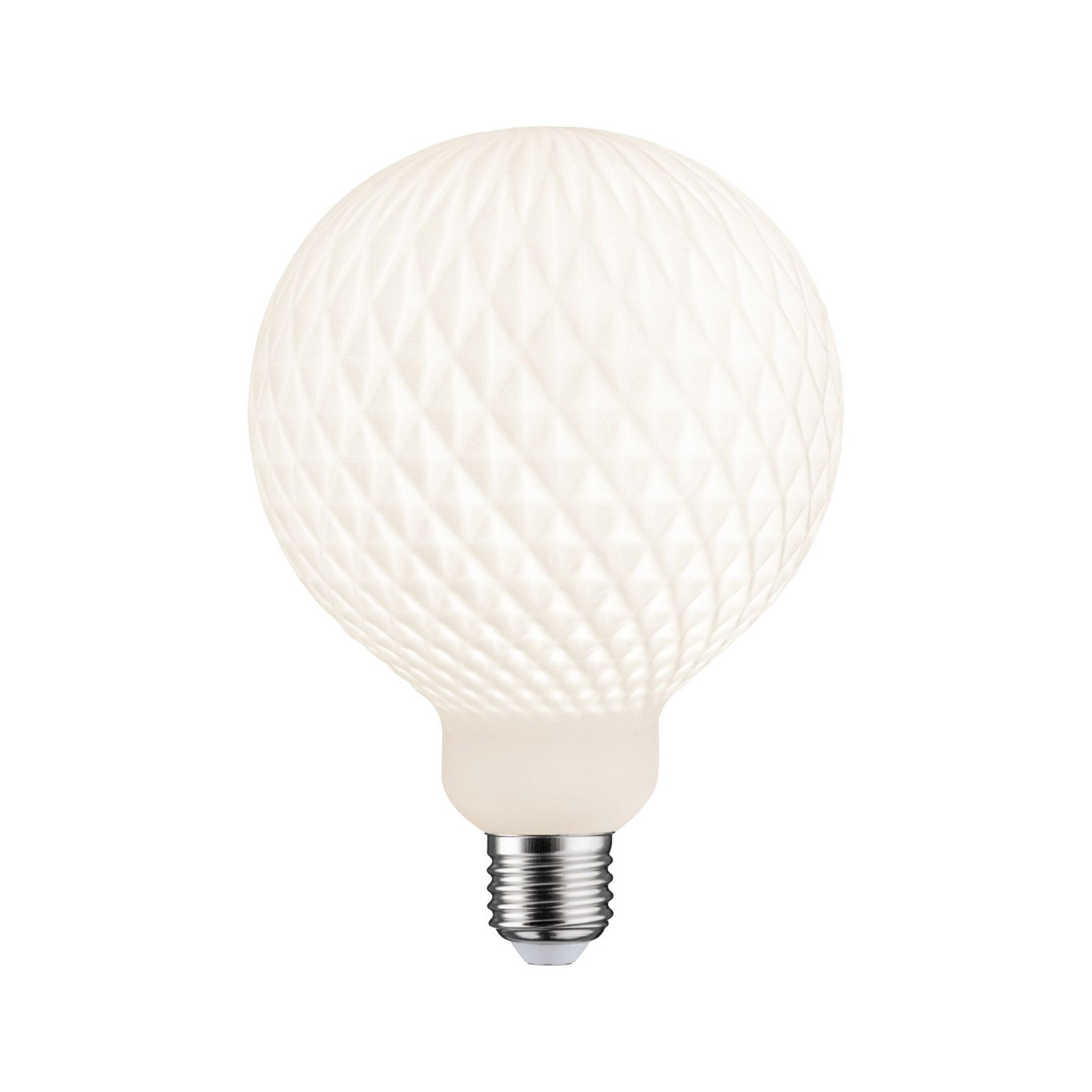 Paulmann LED-Leuchtmittel »White Lampion V1 G125 400lm 4,3W 3000K 230V«, Warmweiß