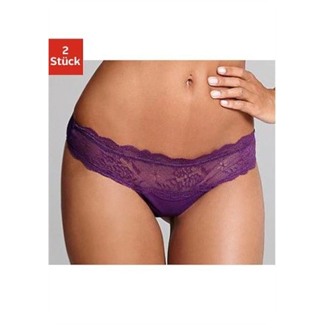 Vivance String, (2 St.), im attraktiven Doppelpack mit Spitze online  bestellen