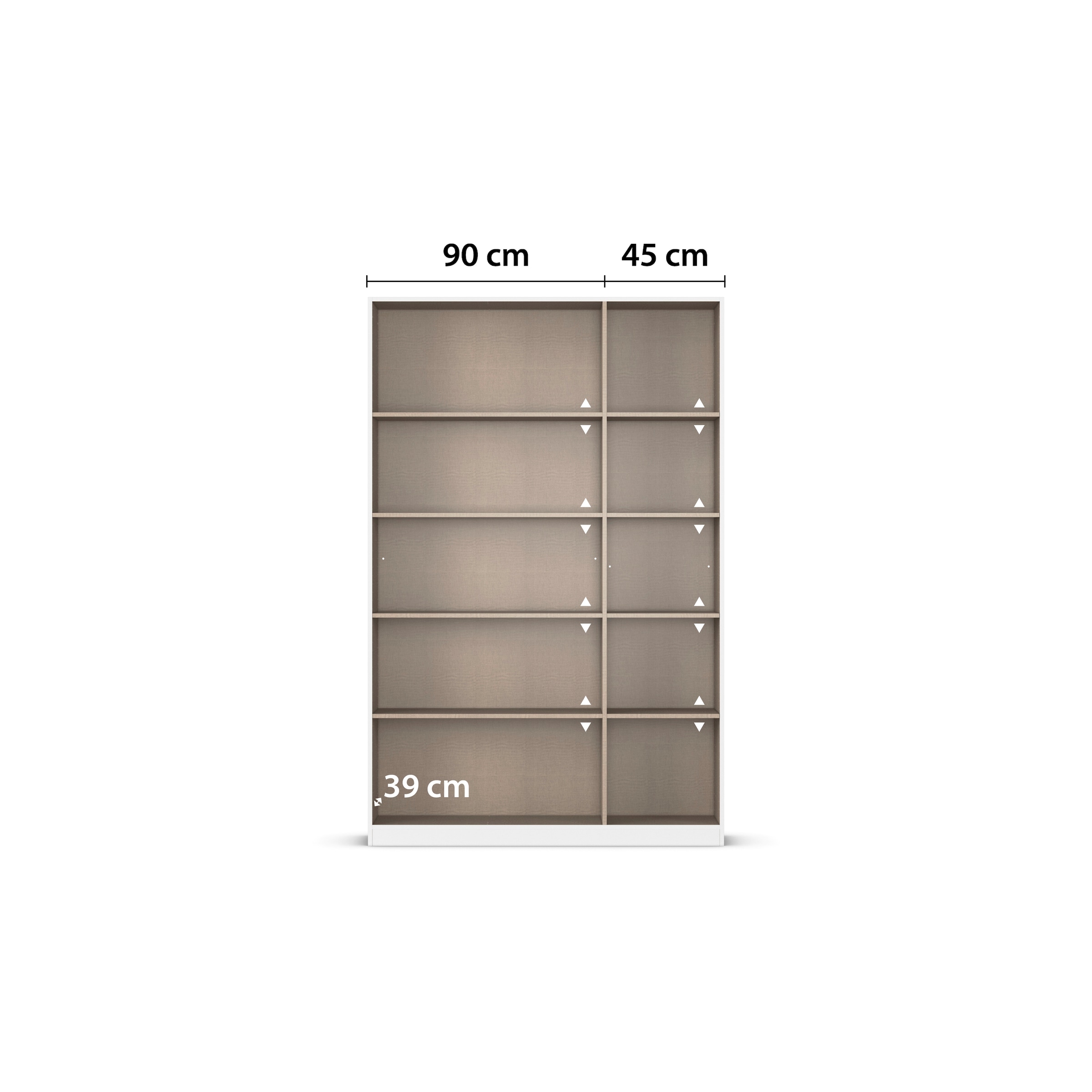 rauch Drehtürenschrank »Kleiderschrank Schrank Garderobe Schlafzimmerschrank ACERO«, (praktisch in Tiefe 41 cm mit vielen Einlegeböden), Spiegelfront in moderner Loft-Optik MADE IN GERMANY