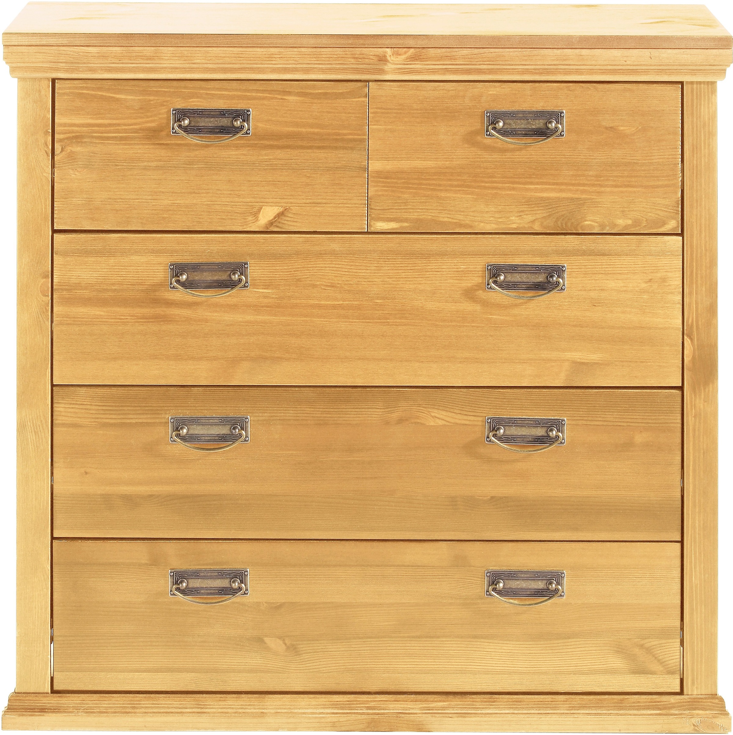 OTTO home Schubkastenkommode »Madrid« aus massiver Kiefer mit 5 Schubladen, günstig online kaufen