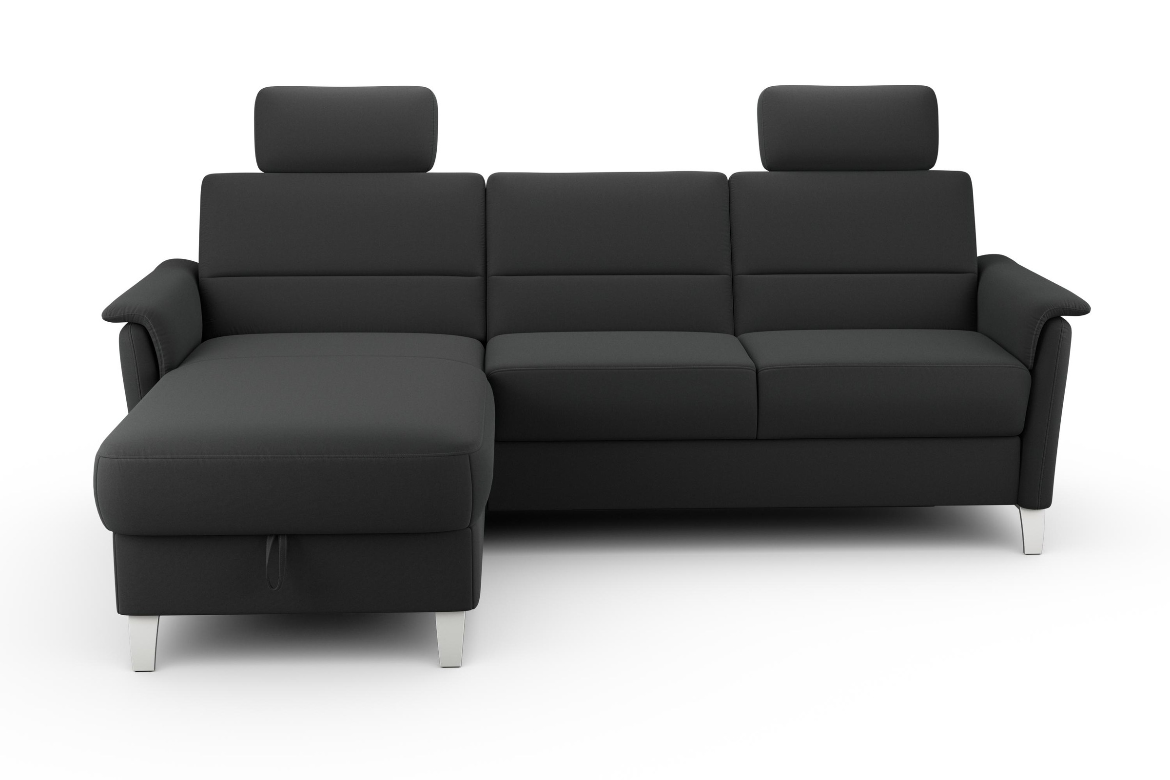 sit&more Ecksofa »Palmera L-Form, B: 244 cm« optional Bettfunktion & Bettka günstig online kaufen