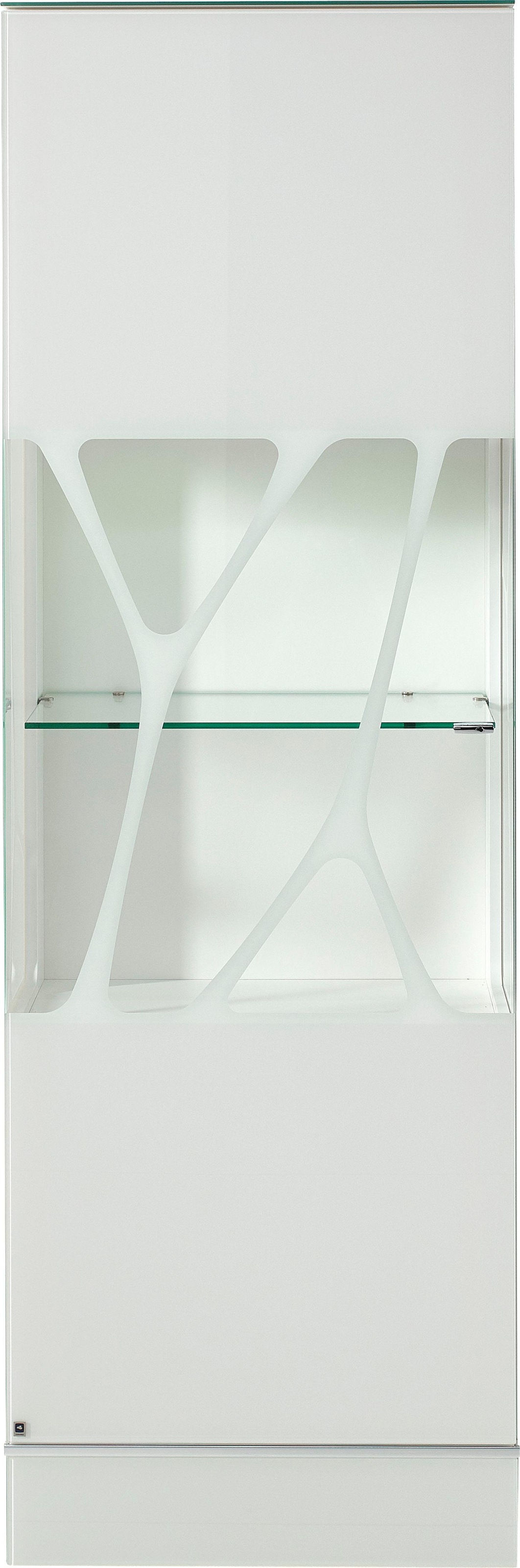 LEONARDO Glasvitrine »CUBE«, mit Genetics, wahlweise mit Beleuchtung, Höhe 192 cm