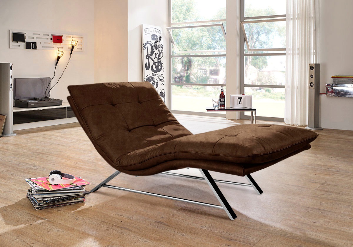 W.SCHILLIG Relaxliege »daily dreams« in Waffelkissen-Optik, wahlweise mit M günstig online kaufen