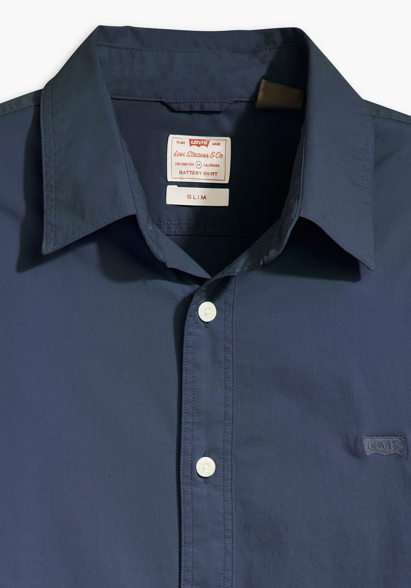 Levi's® Jeanshemd »BATTERY HM SHIRT SLIM«, mit Logobadge