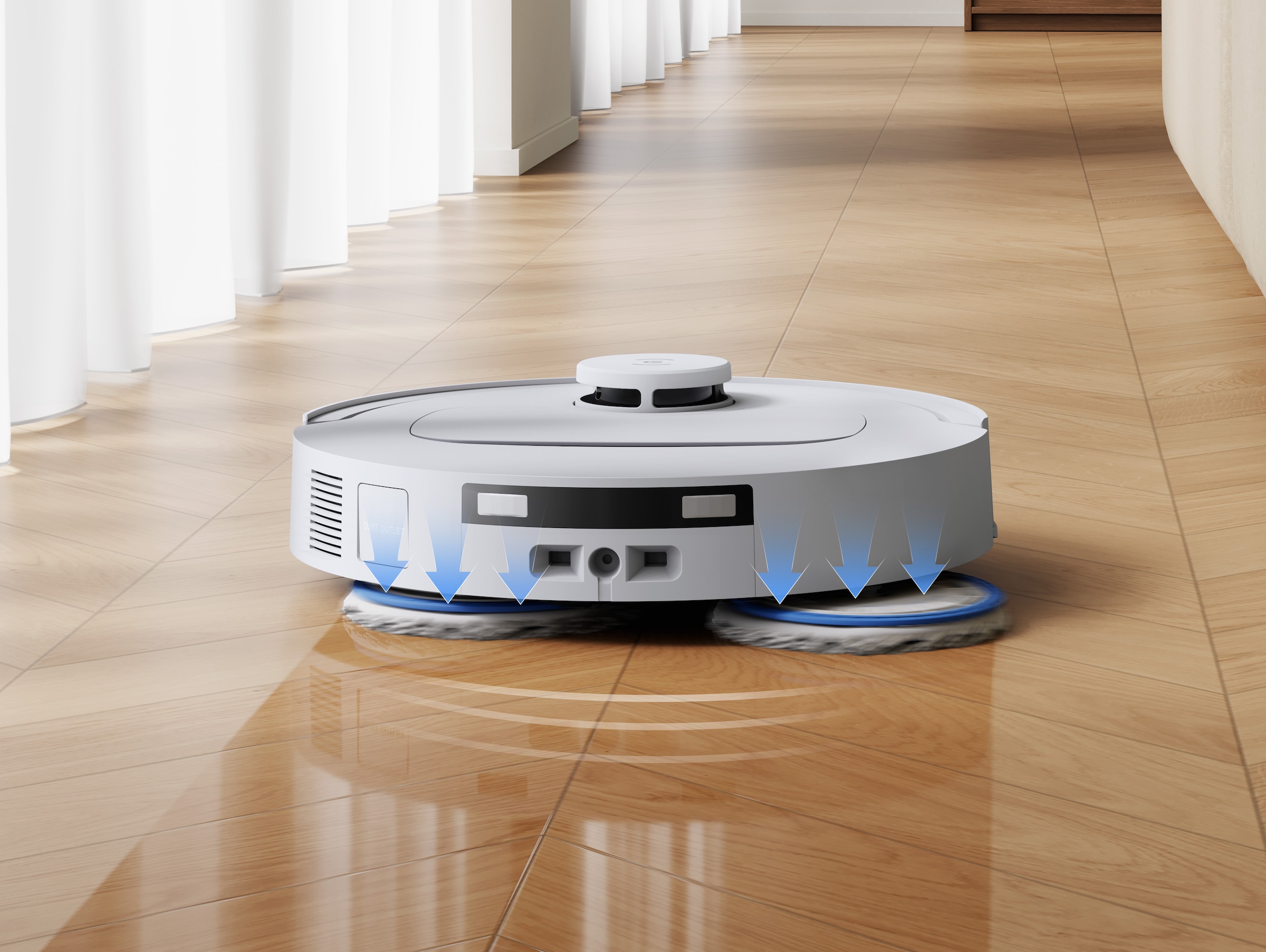 ECOVACS Saugroboter »DEEBOT T30C OMNI«, Saug-und Wischroboter mit Absaugstation