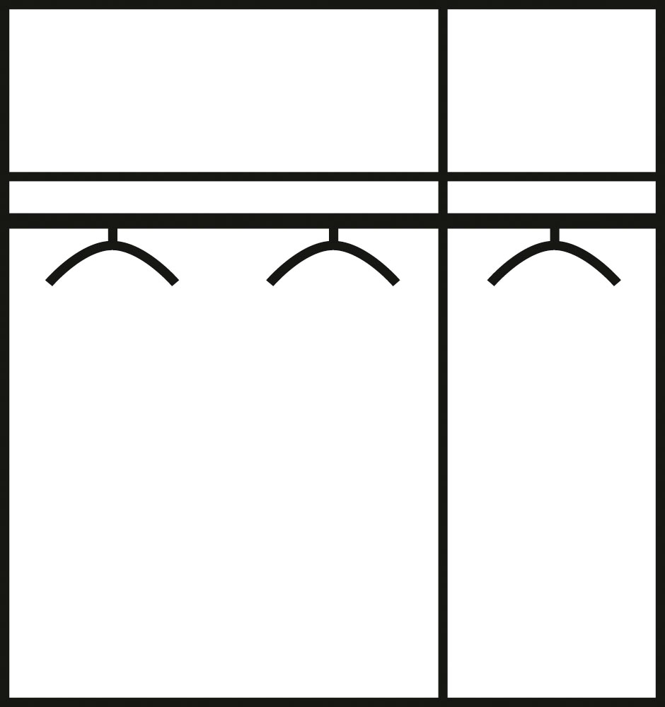 Wimex Schwebetürenschrank »Easy«, mit Glas und Spiegel