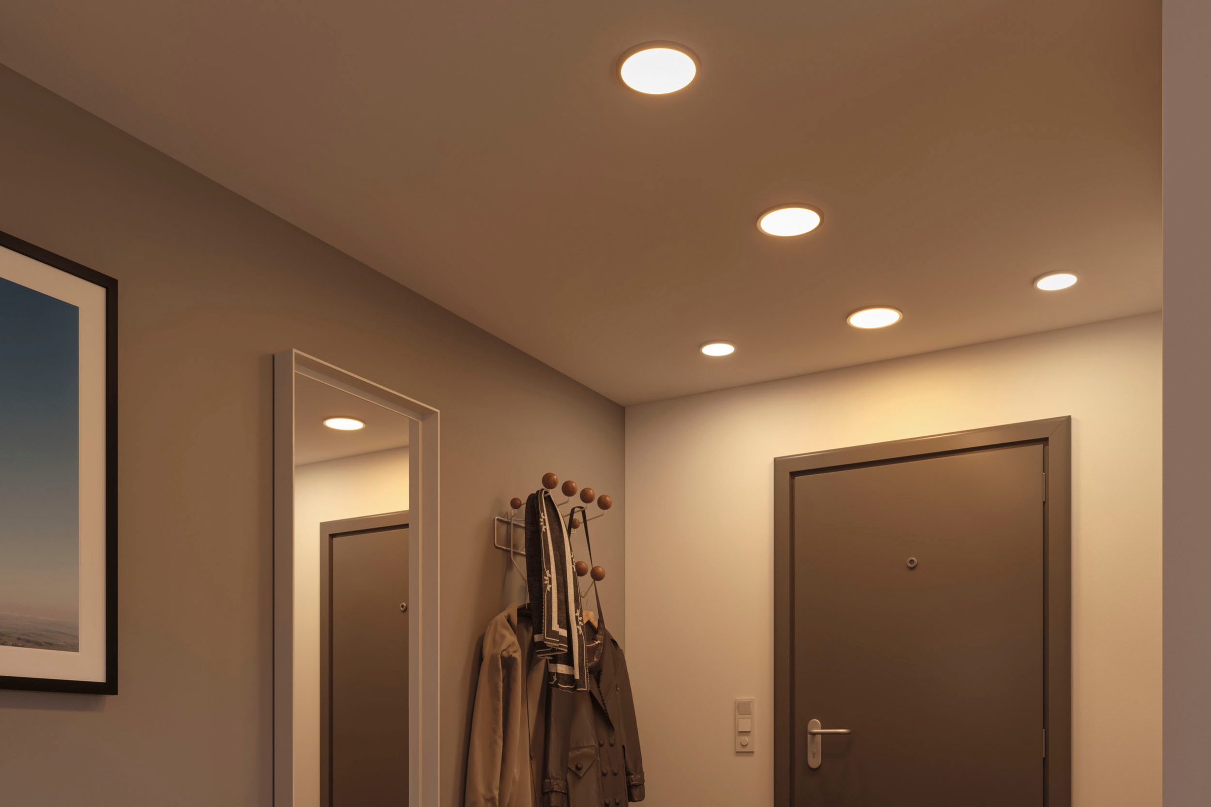 Paulmann LED Bad-Einbauleuchte »Areo«, Schutzart IP44, Ø 17,5 cm, inkl. LED Leuchtmittel