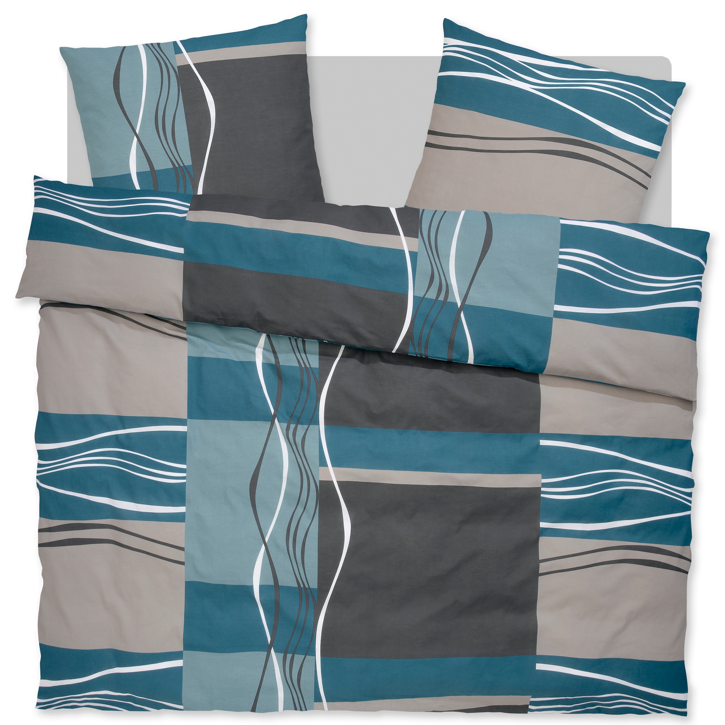 my home Bettwäsche »Kelian« 3 tlg. in verschiedenen Qualitäten, gemusterte günstig online kaufen