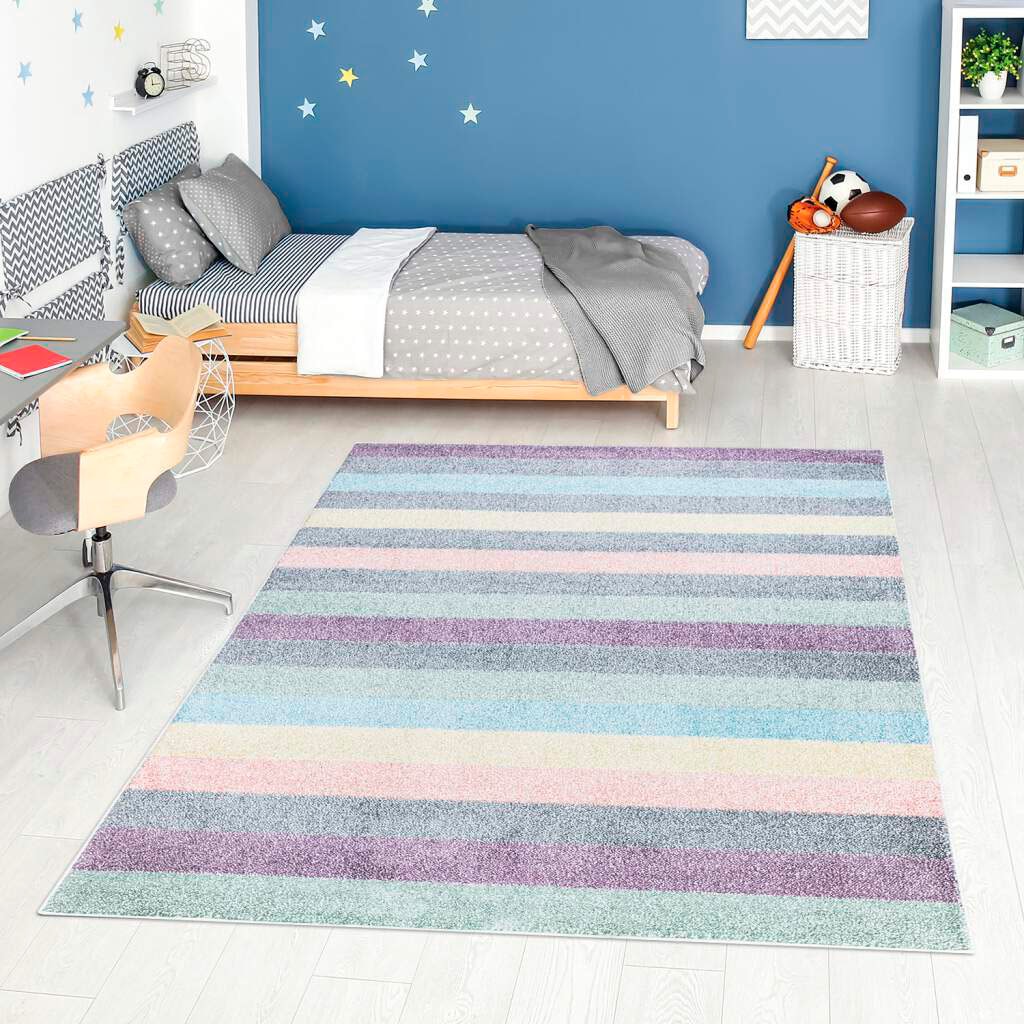 Carpet City Teppich »YOUNG955«, rechteckig, 11 mm Höhe, Bunter Kinderteppic günstig online kaufen