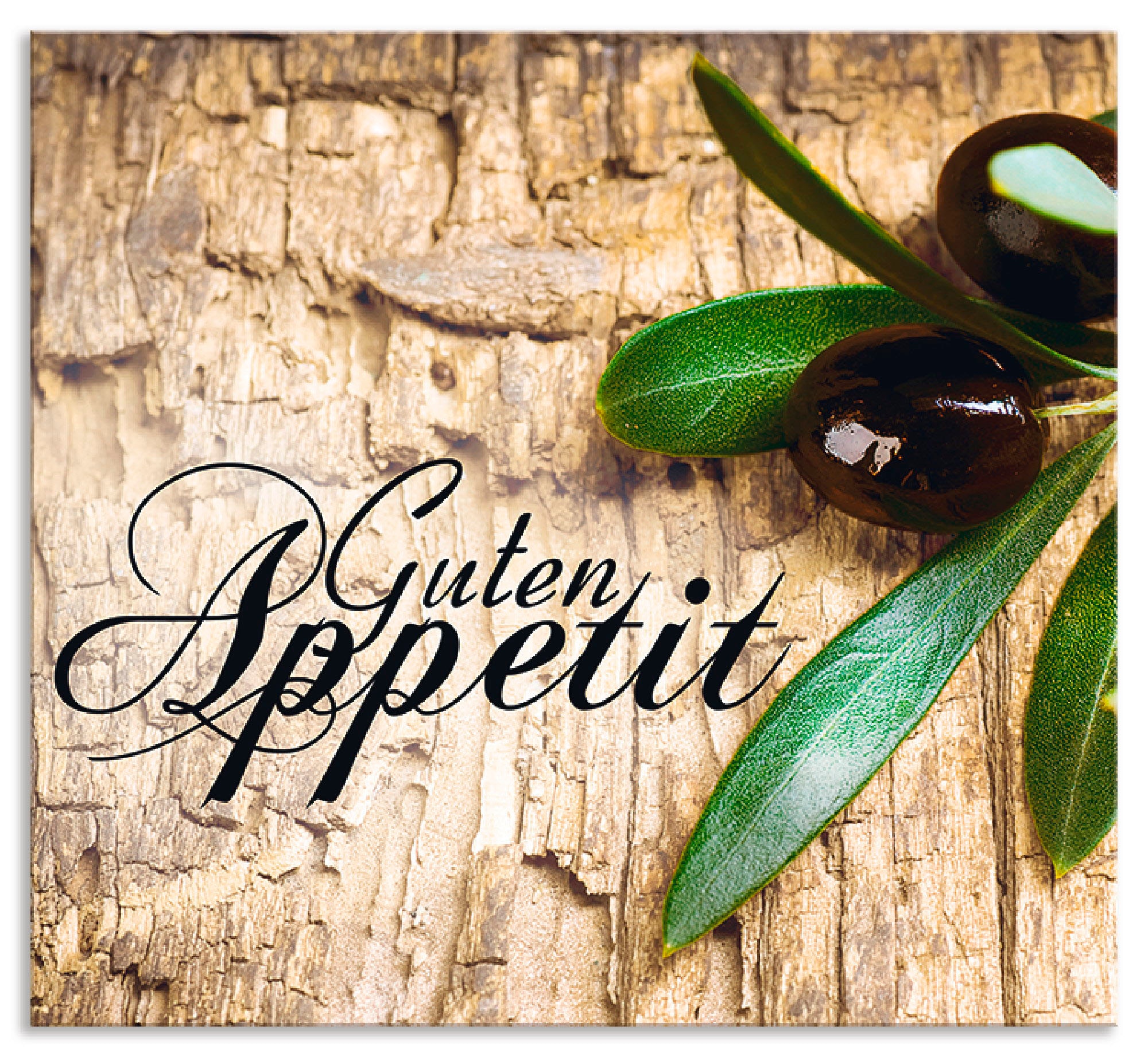 Artland Küchenrückwand »Oliven Guten Appetit«, (1 tlg.), Alu Spritzschutz m günstig online kaufen