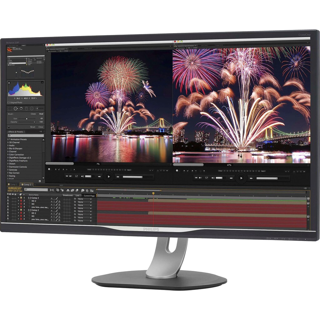 Philips LED-Monitor »328P6VUBREB«, 80 cm/31,5 Zoll, 3840 x 2160 px, 60 Hz