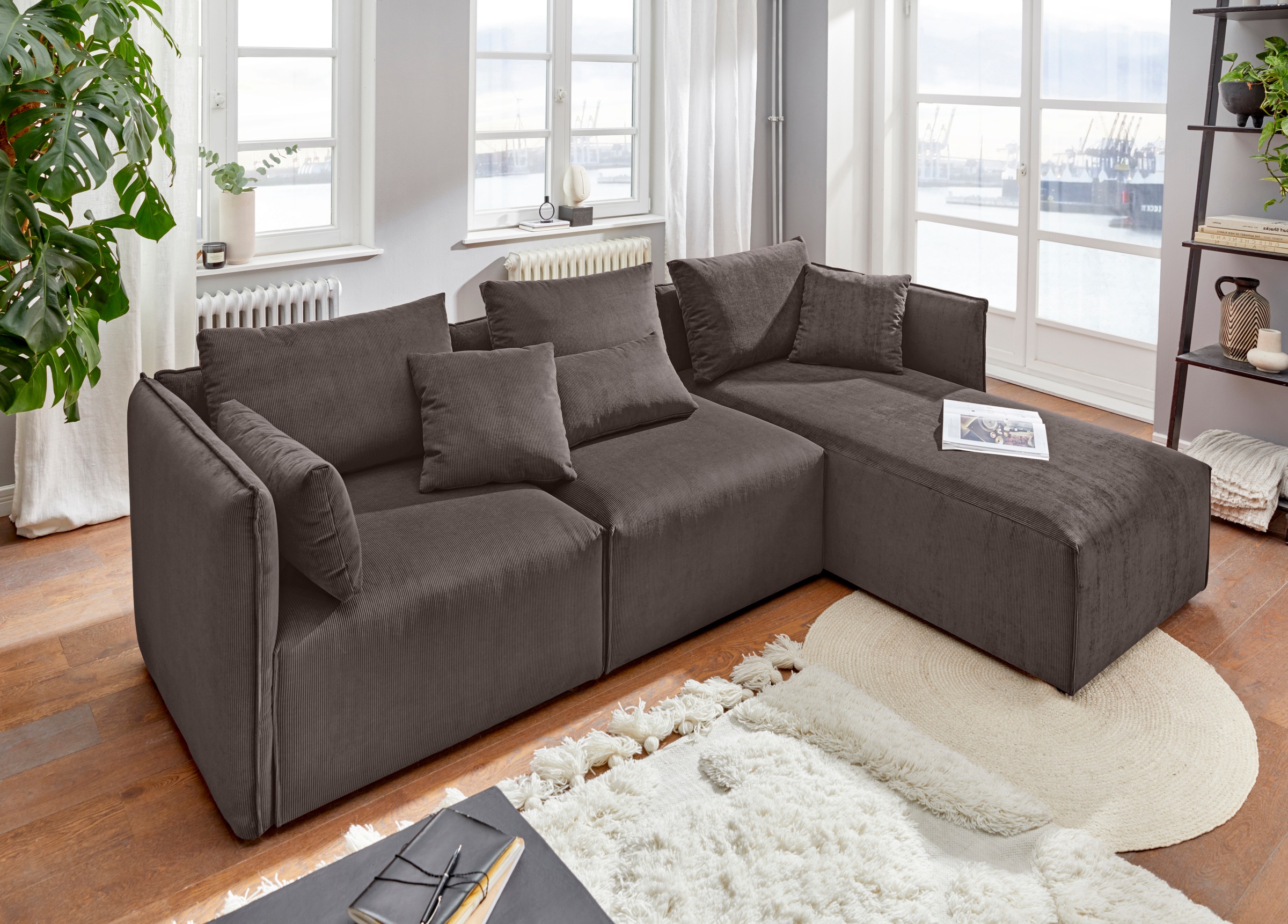 OTTO home Ecksofa »Nöre L-Form« 3 Teile, in vielen Bezugsqualitäten und Far günstig online kaufen