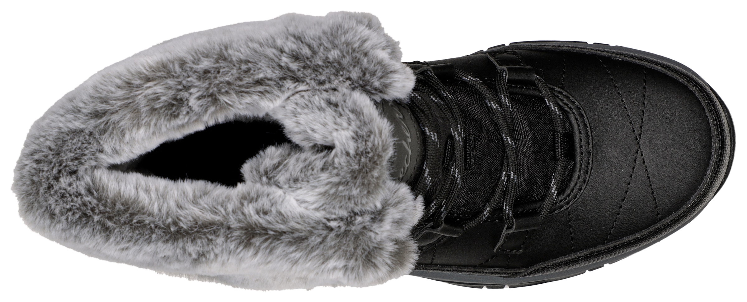 Skechers Winterboots »TREGO-«, Snowboots mit Fellimitat-Besatz