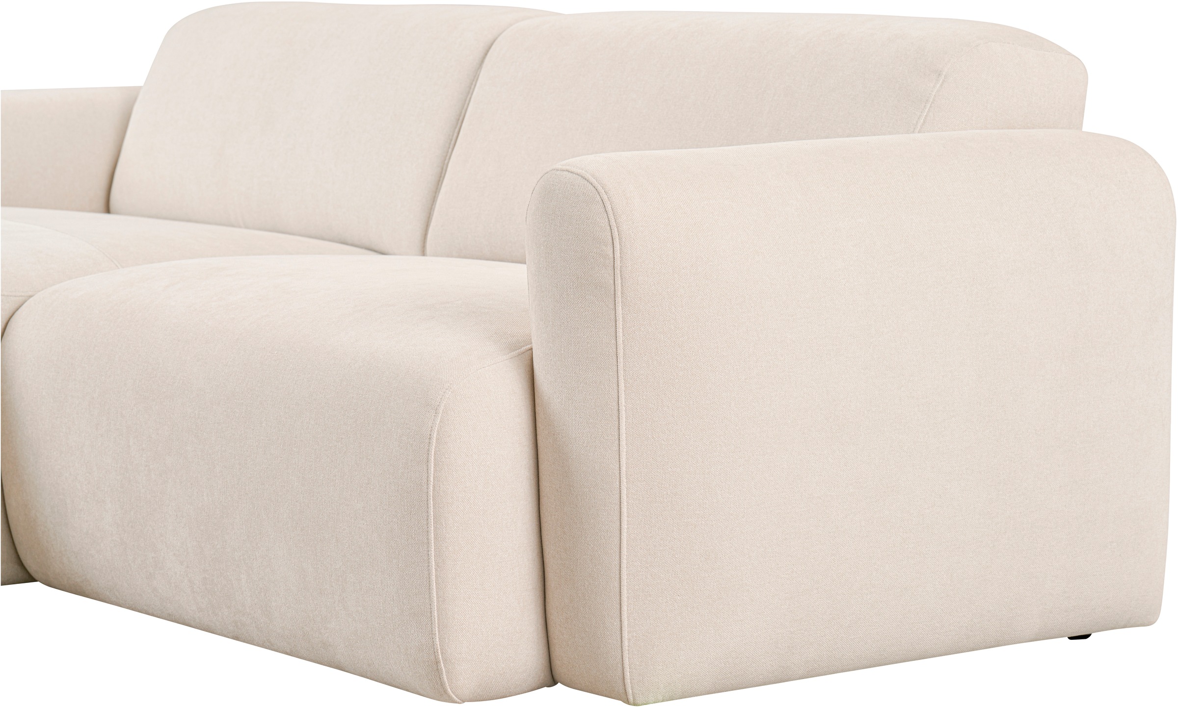 andas Ecksofa »Myrland«, Breite 232 cm, Chenille, Easy Clean Stoff, mit Kaltschaum