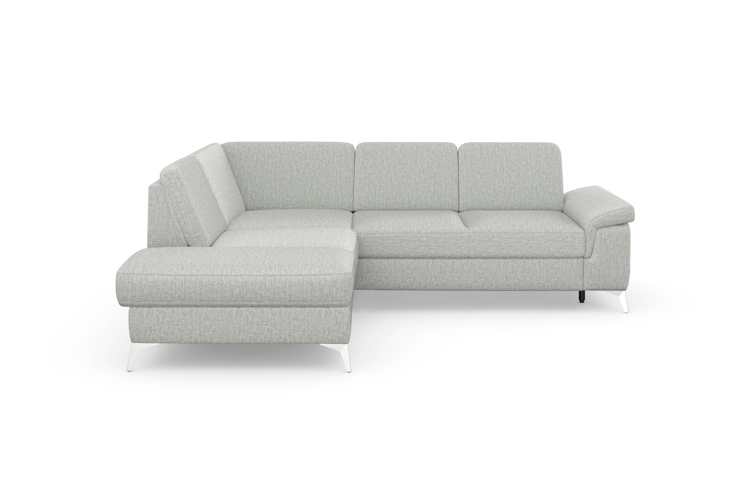 sit&more Ecksofa »Padua L-Form« inklusive Sitztiefenverstellung, Armteilfun günstig online kaufen