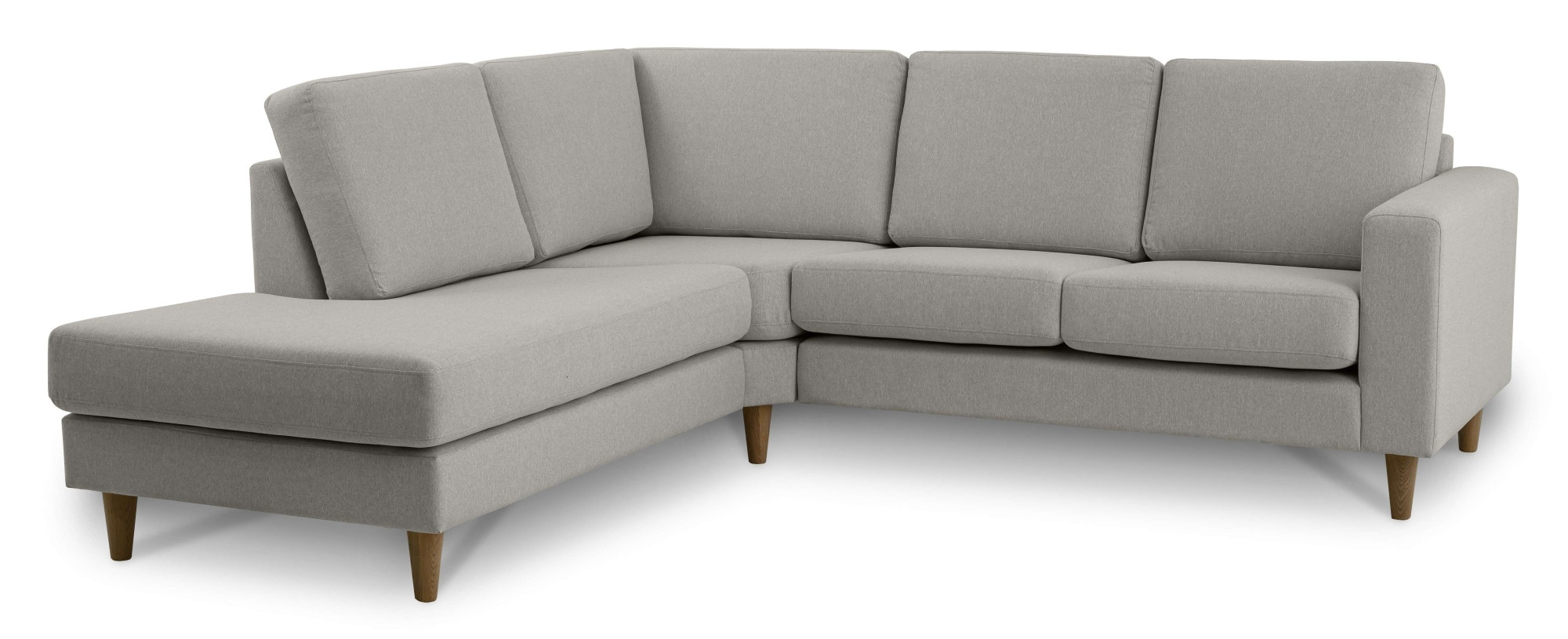 andas Ecksofa »Tvinno«, im skandinavischen Stil, L-Form, mit Massivholzfüßen, Breite 230 cm
