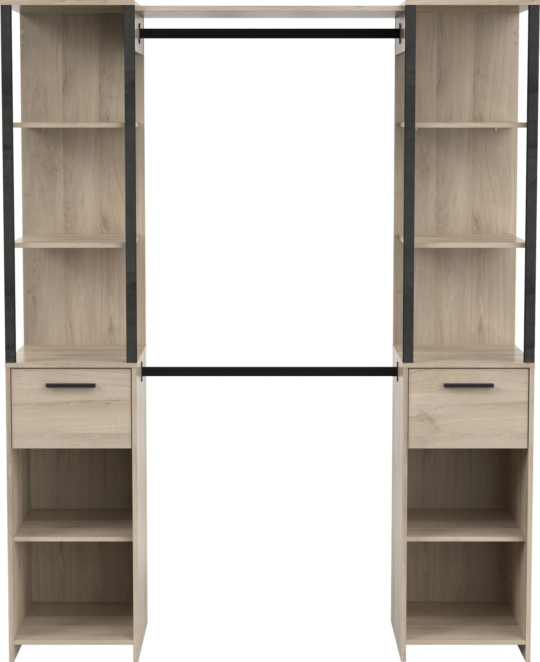 Demeyere GROUP Vorhang-Schrank »Gary« B/H/T ca. 160/200/50cm,  platzsparendes Design,