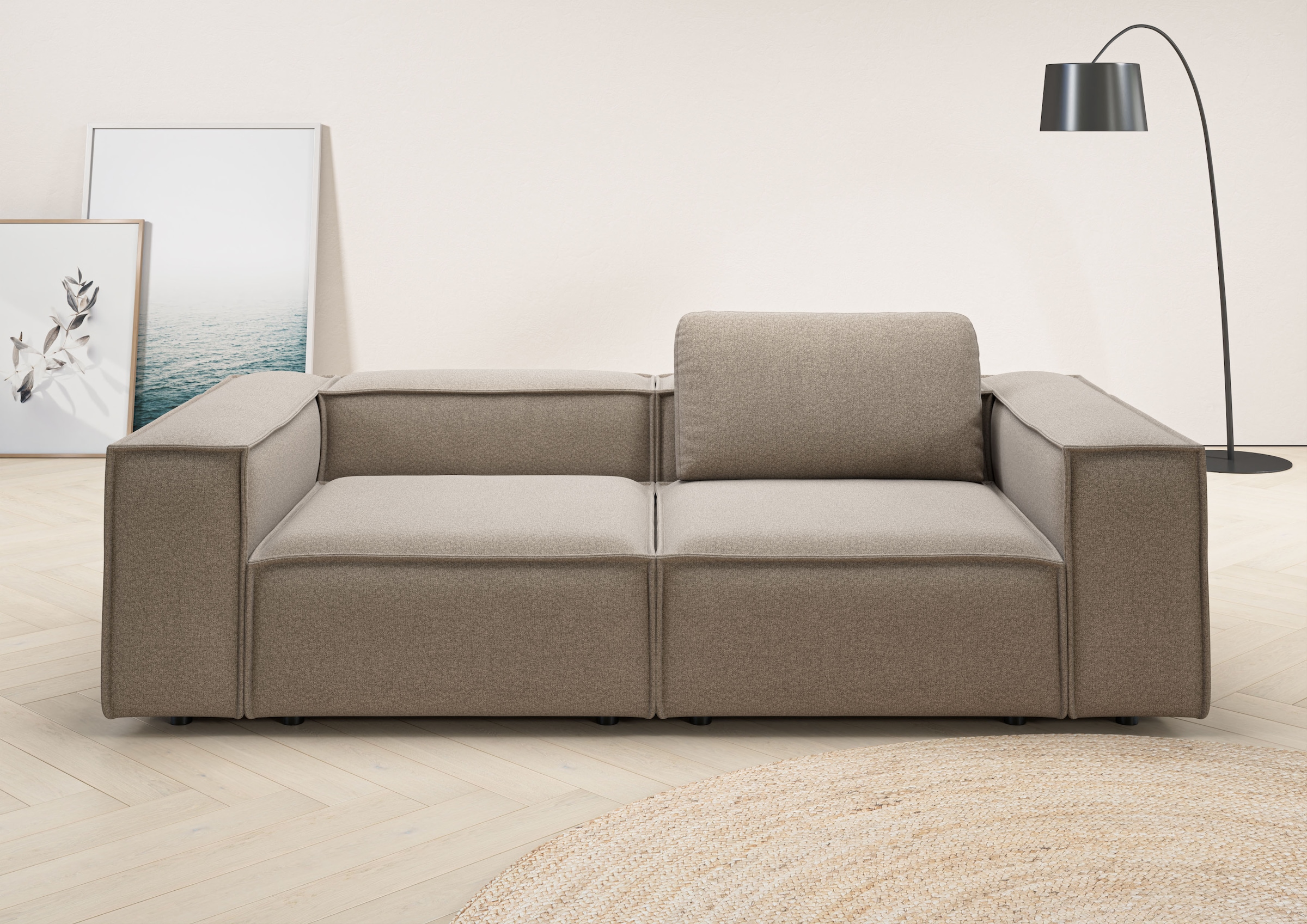 PLACES OF STYLE 2-Sitzer »Watertown, modernes Sofa 246 cm breit, auch in Fe günstig online kaufen