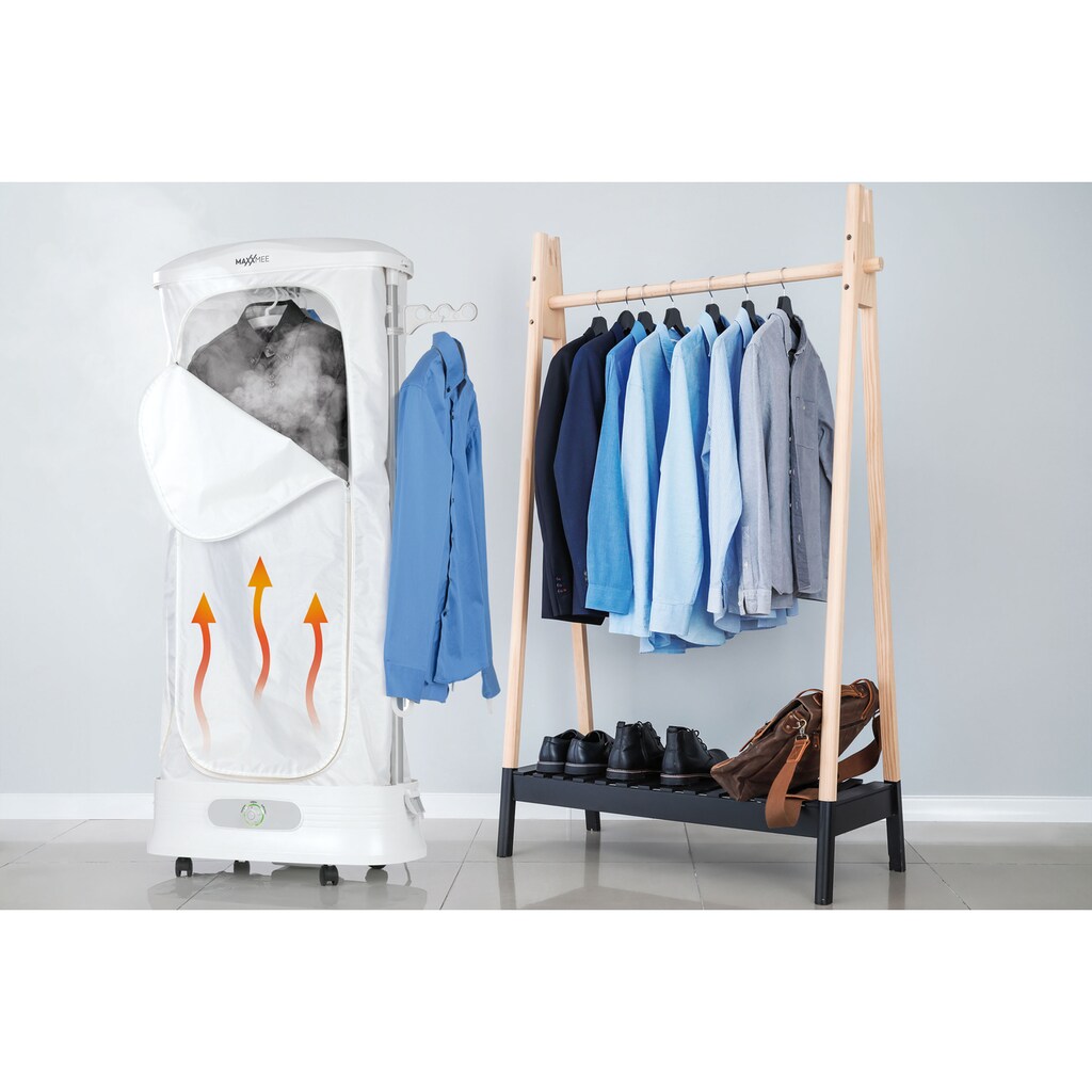 MAXXMEE Bügelsystem »Wäschepflege-Center 3in1«, zum Trocknen, Glätten & Auffrischen, weiß