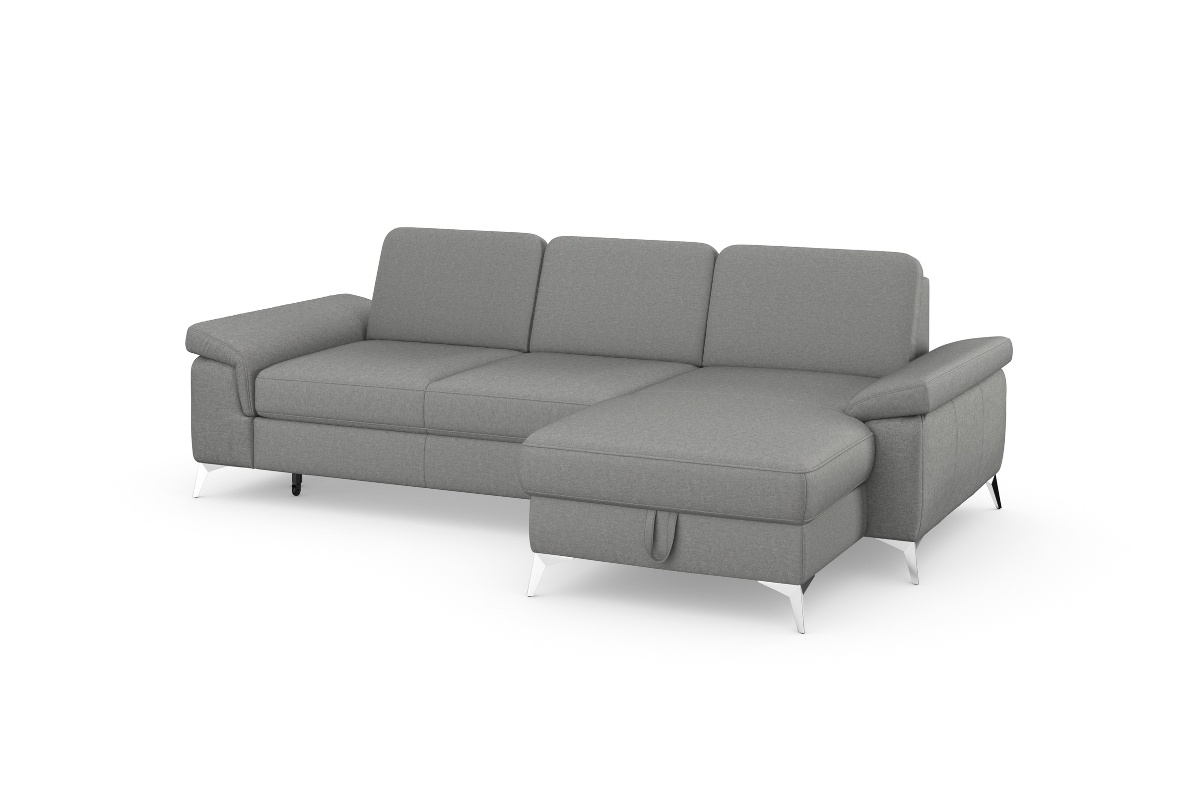 sit&more Ecksofa »Padua L-Form«, inklusive Sitztiefenverstellung, Armteilfunktion und Federkern