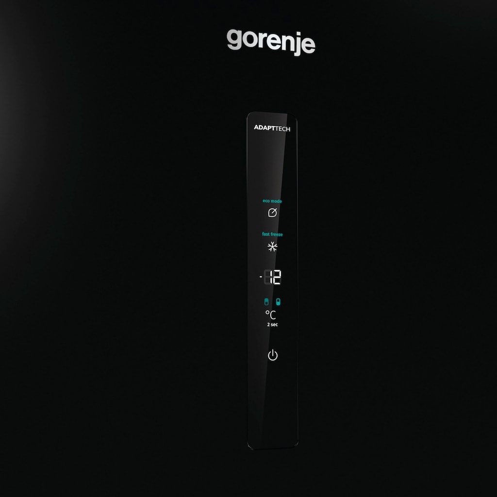 GORENJE Kühl-/Gefrierkombination »NK89C0D«, NK89C0DBK, 200 cm hoch, 60 cm breit