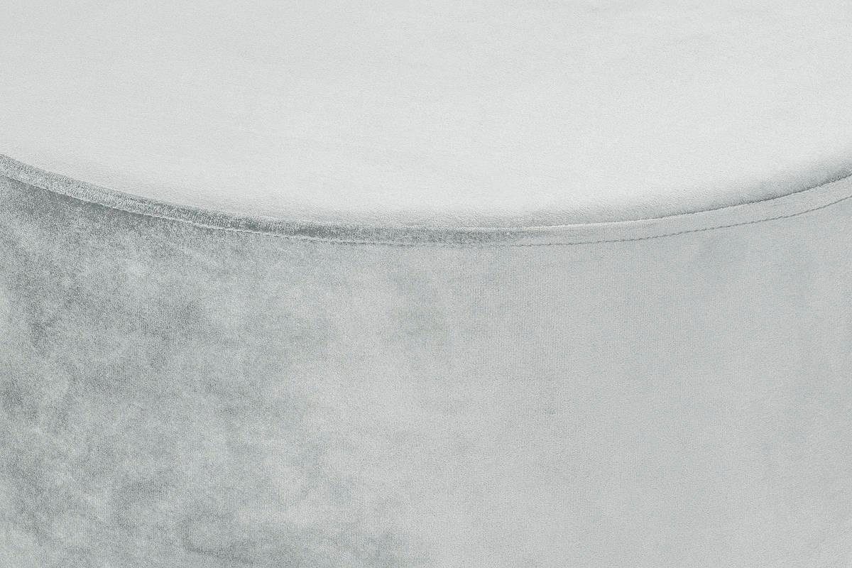 Kayoom Hocker »Nano 510, Hocker in stilvollem Design,weiche Schaumstoff-Sitzfläche«, (1 St.), Golz Akzente, mit pflegeleichtem Stoffbezug, große runde Form