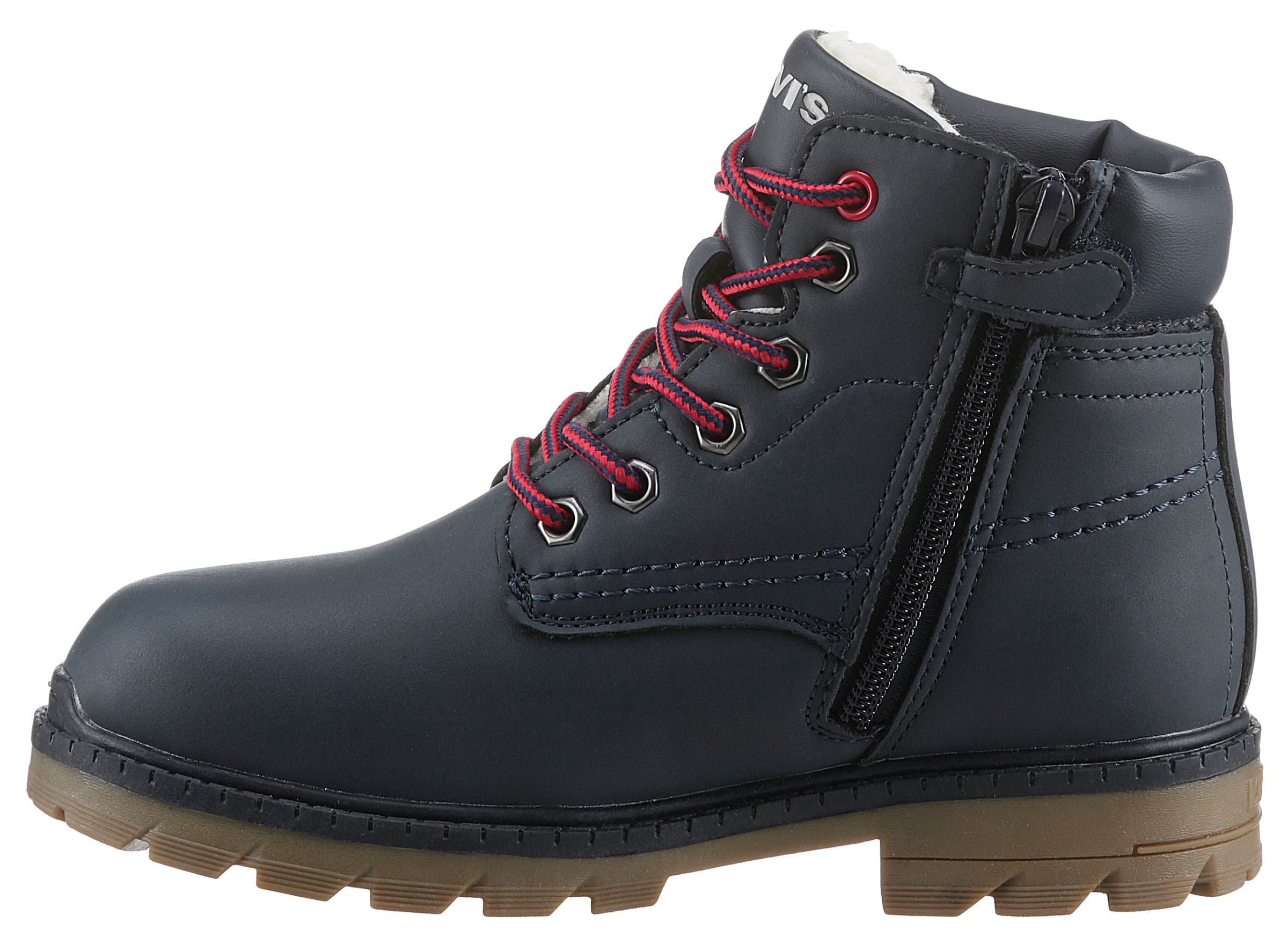 Levi's® Kids Winterboots »LEVIS® NEW FORREST FUR«, Schnürboots, Outdoorschuh mit praktischem Innenreißverschluss