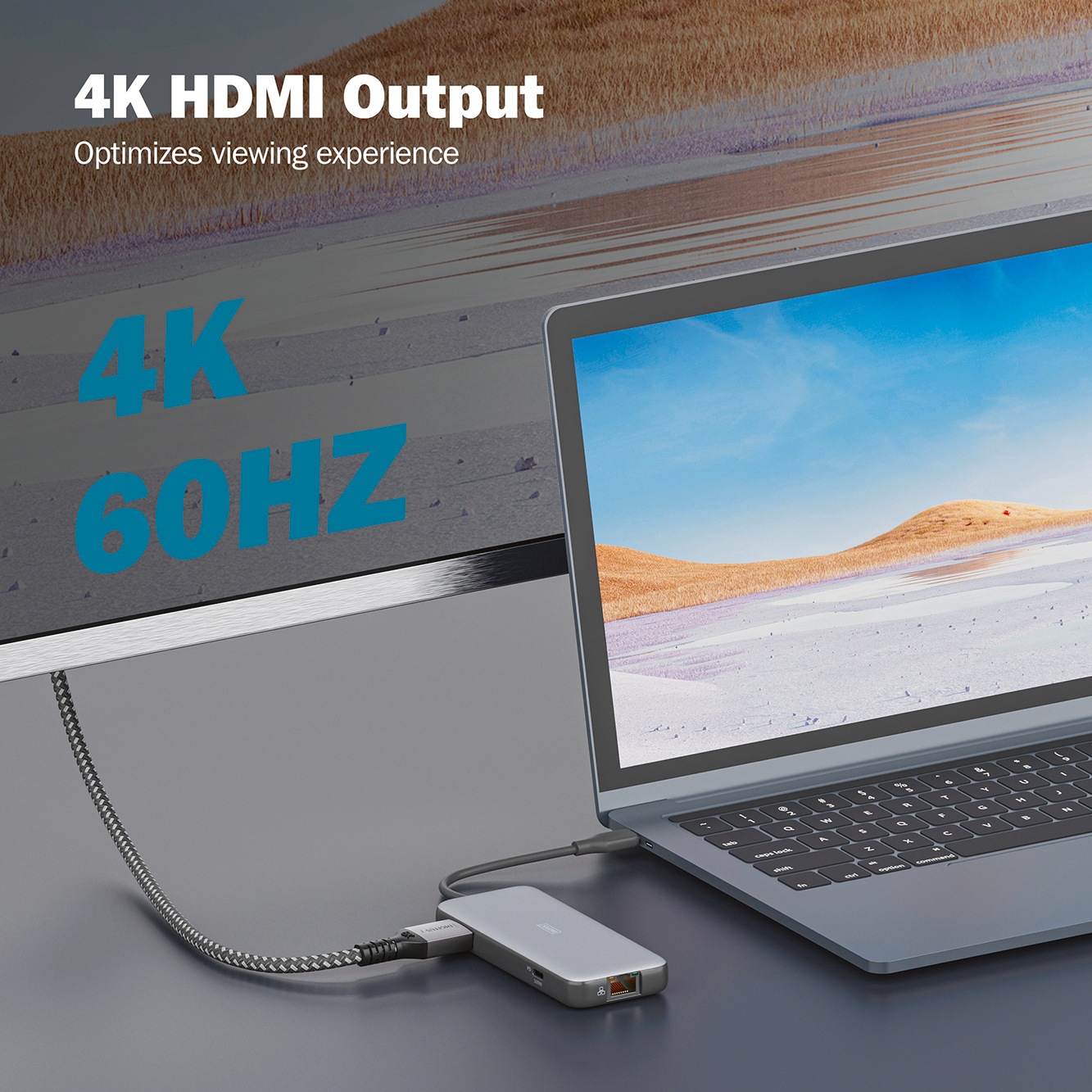 Digitus Laptop-Dockingstation »USB-C Docking Station, 7-Port, HDMI, USB, RJ45, SD«