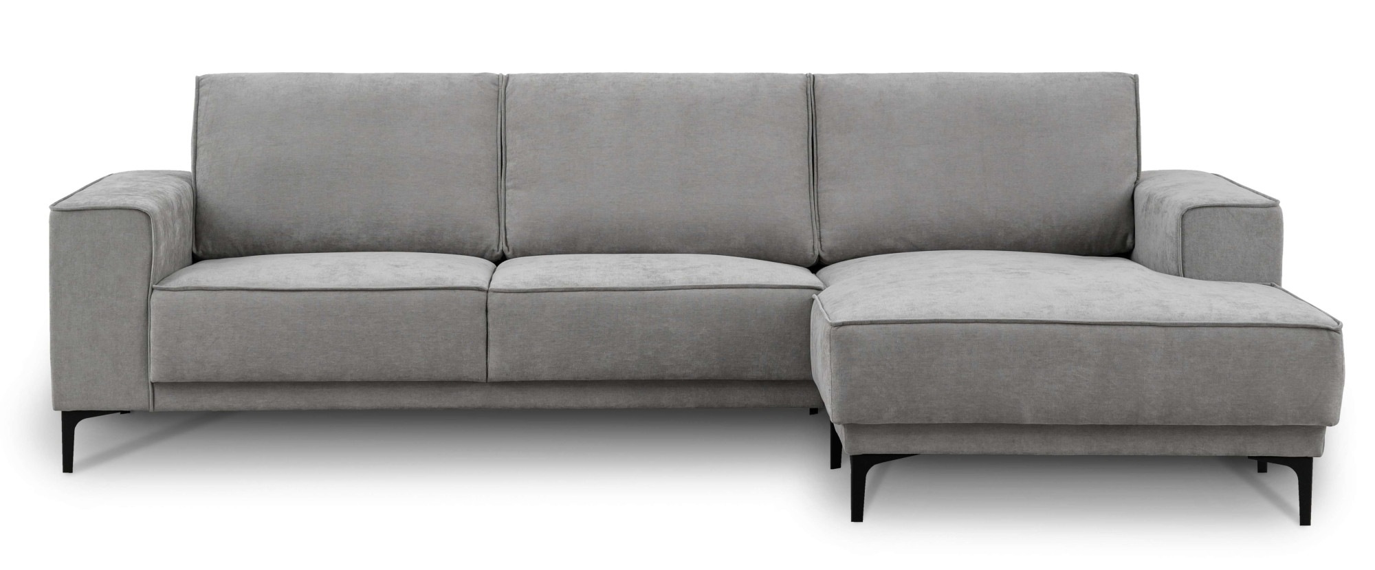 Places of Style Ecksofa »Polsterecke Oland, Struktur, Flachgewebe, Luxus-Mi günstig online kaufen