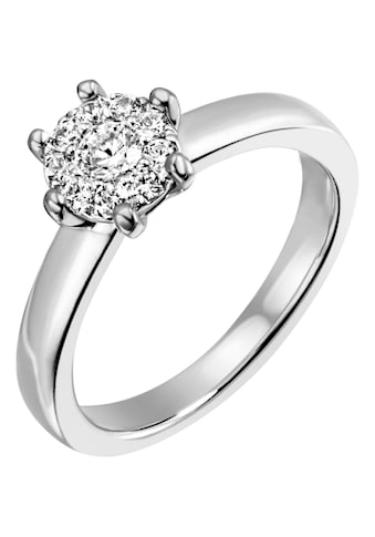 Firetti Diamantring »Verlobung, ca. 3,20 mm breit, Glanzoptik, massiv«, mit Brillanten kaufen