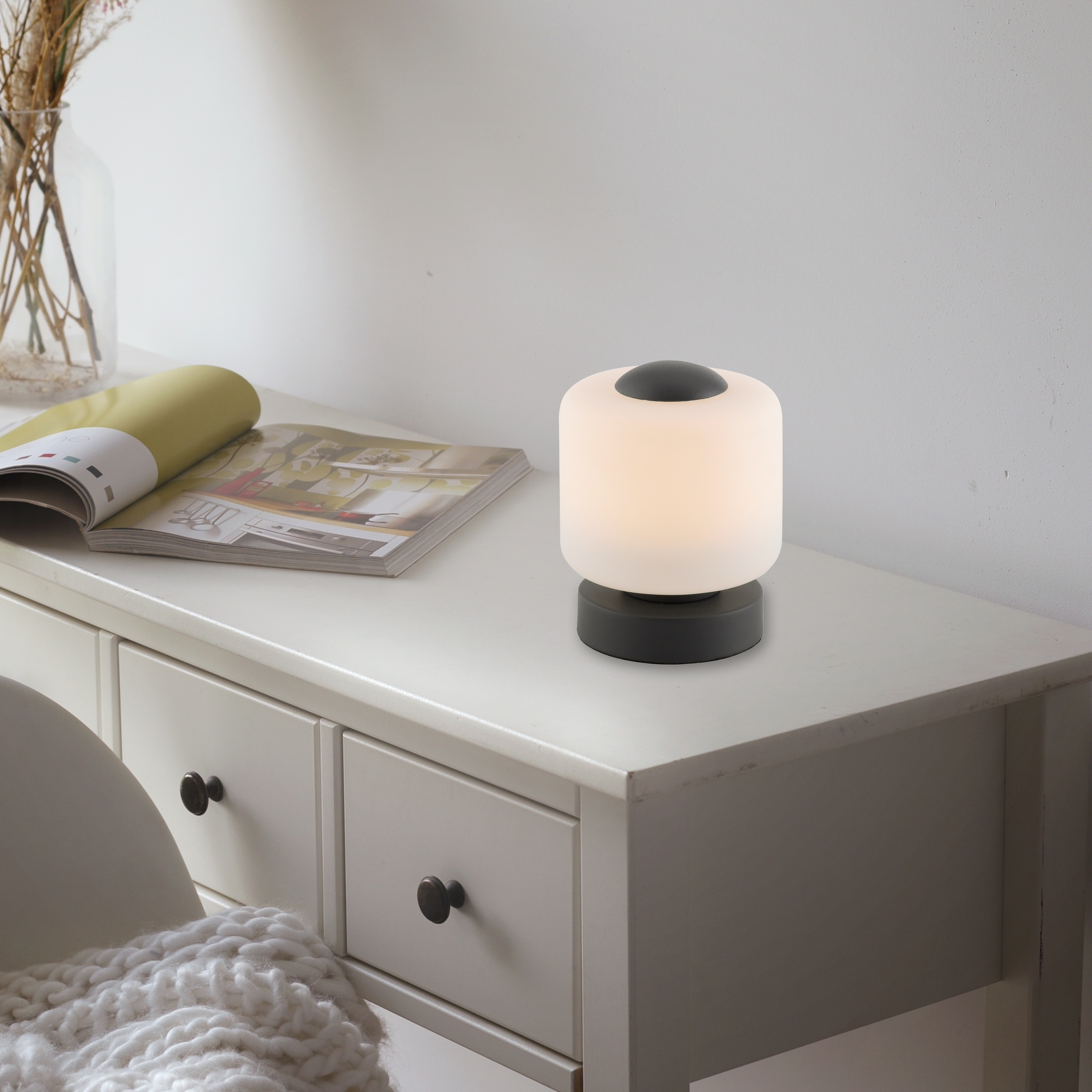 Paul Neuhaus Tischleuchte »BOTA«, 1 flammig, Leuchtmittel LED-Board   LED f günstig online kaufen