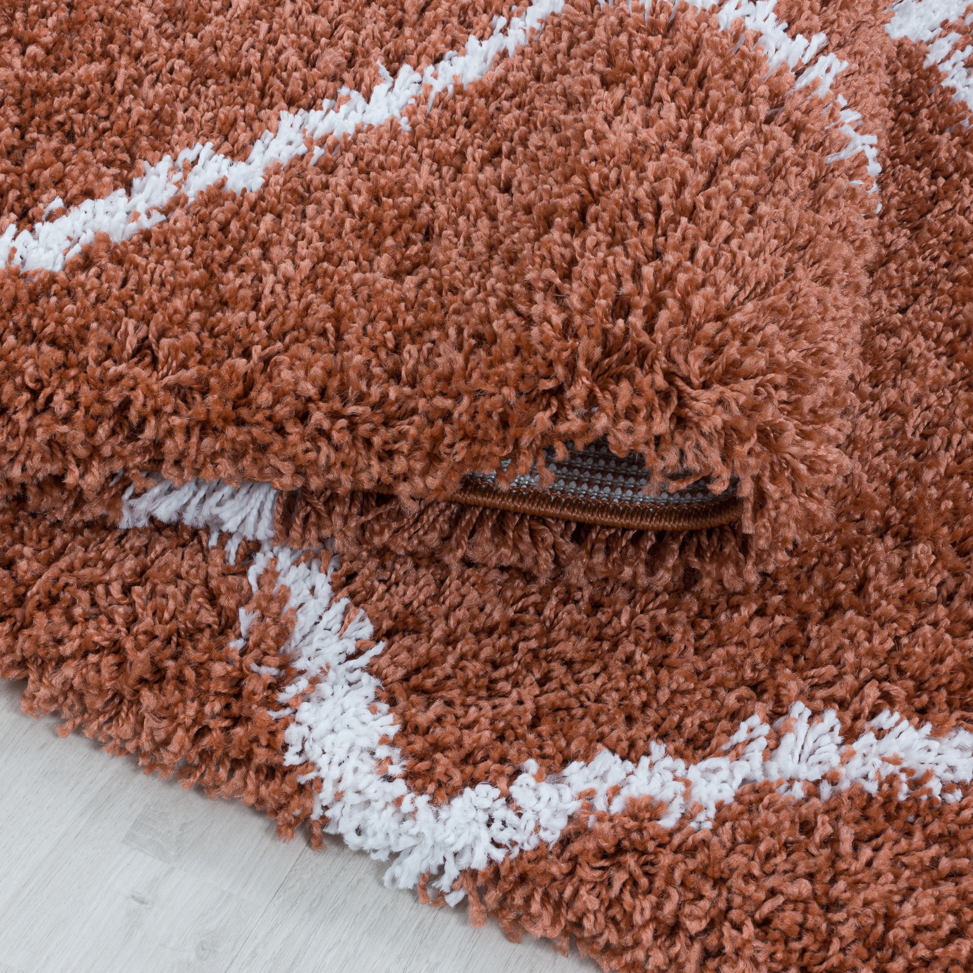 Ayyildiz Teppiche Hochflor-Teppich »ALVOR 3401«, rund, 50 mm Höhe, Shaggy, günstig online kaufen