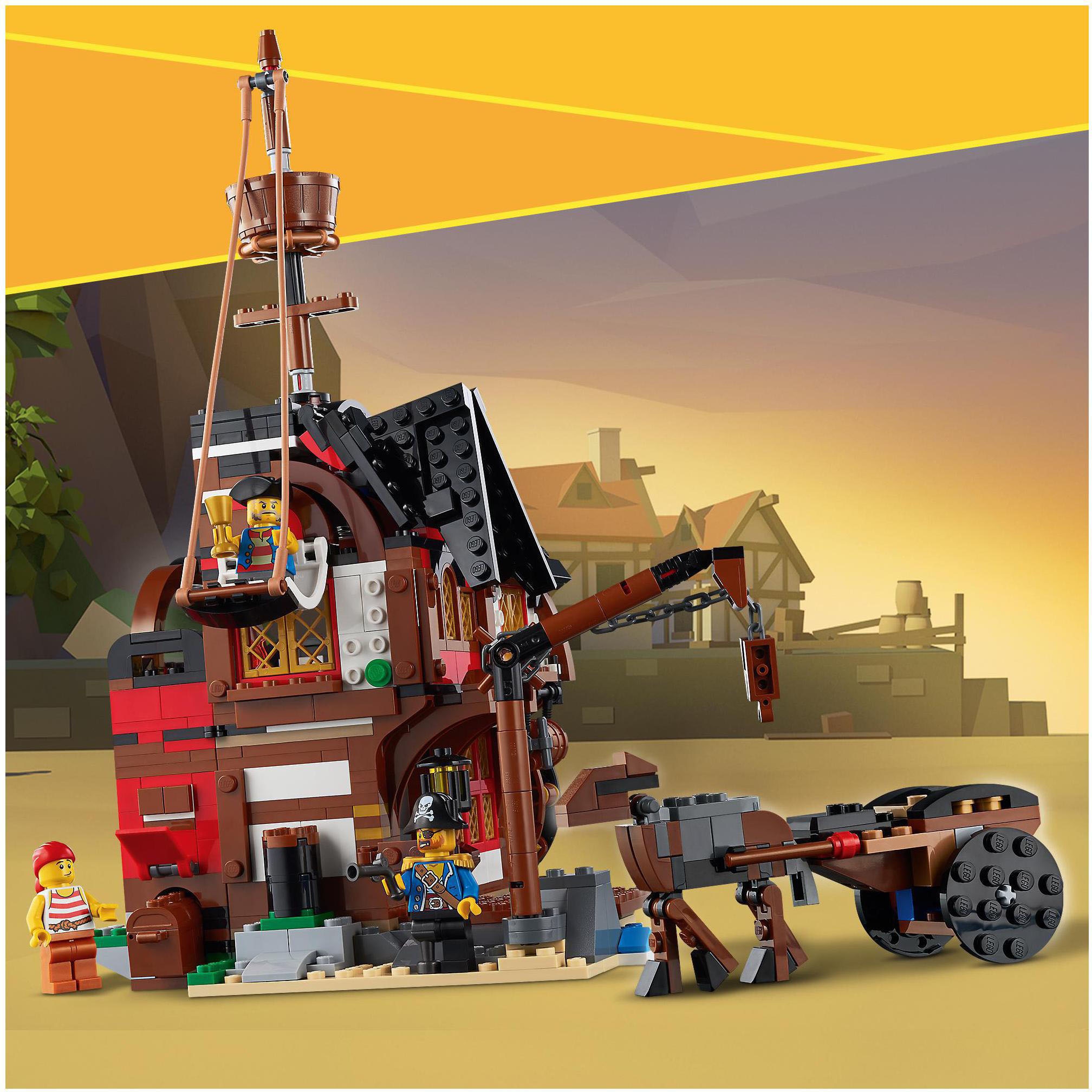 LEGO® Konstruktionsspielsteine »Piratenschiff (31109), LEGO® Creator 3in1«, (1264 St.), Made in Europe