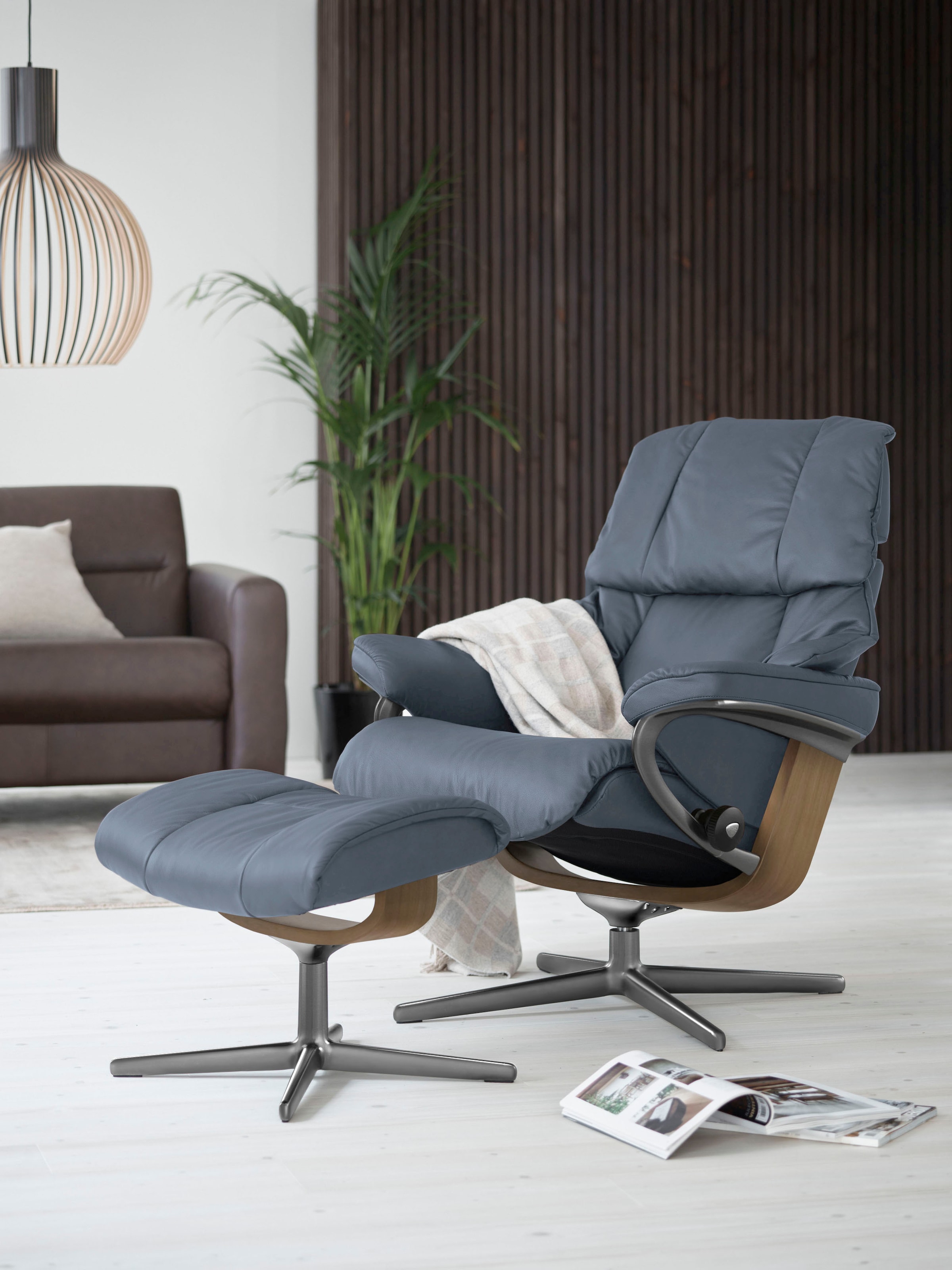 Stressless® Relaxsessel »Reno« Set, Relaxsessel mit Hocker, mit Hocker, mit günstig online kaufen