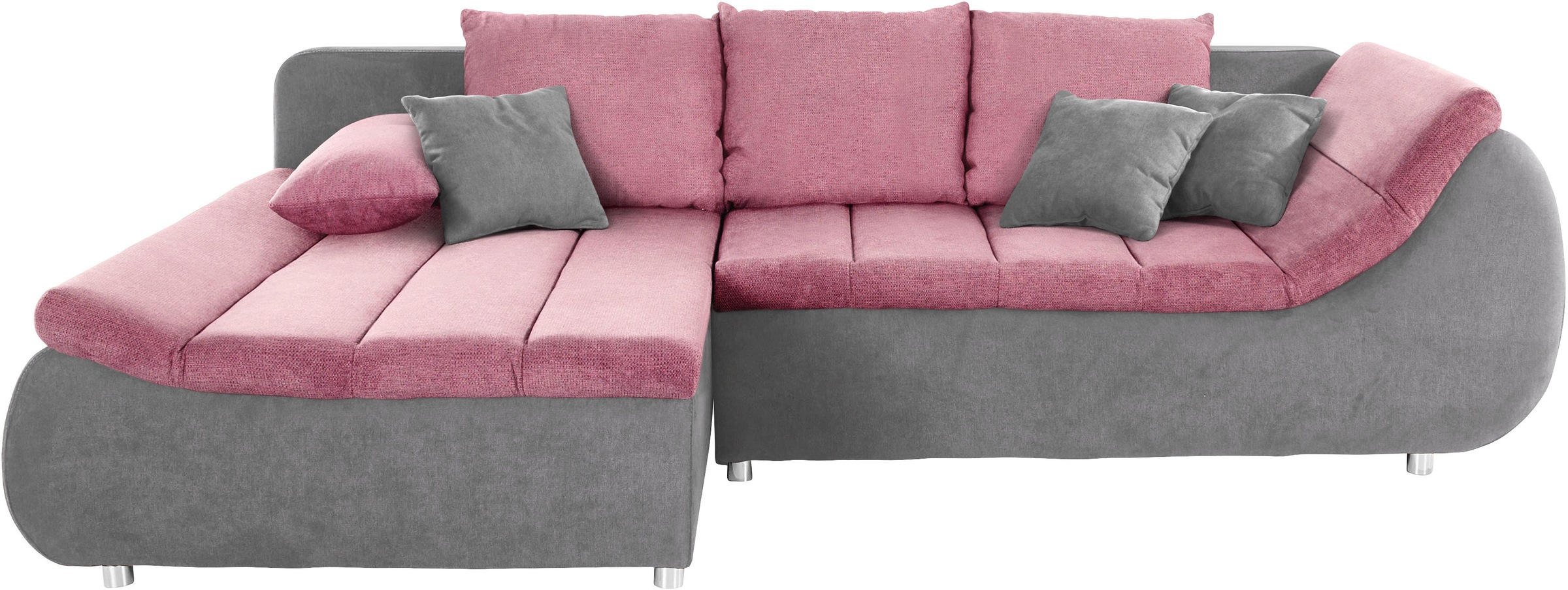 Home affaire Ecksofa »Imola, elegant und modern, aktuelle Steppung im Sitz, günstig online kaufen