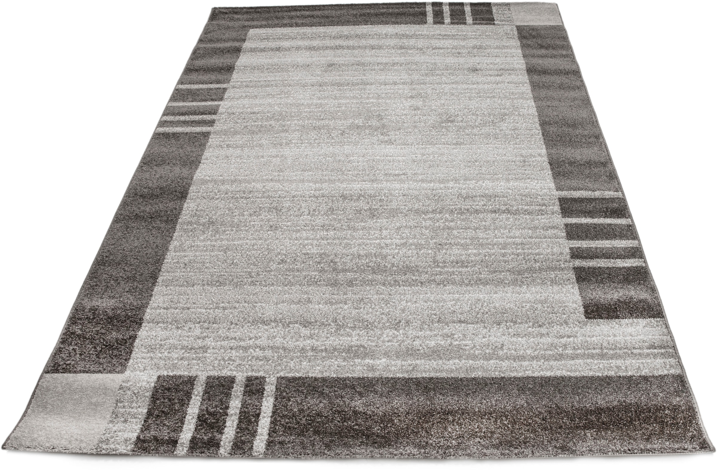 Andiamo Teppich »Sant Jordi«, rechteckig, 7 mm Höhe, Kurzflor, modernes Design, mit Bordüre
