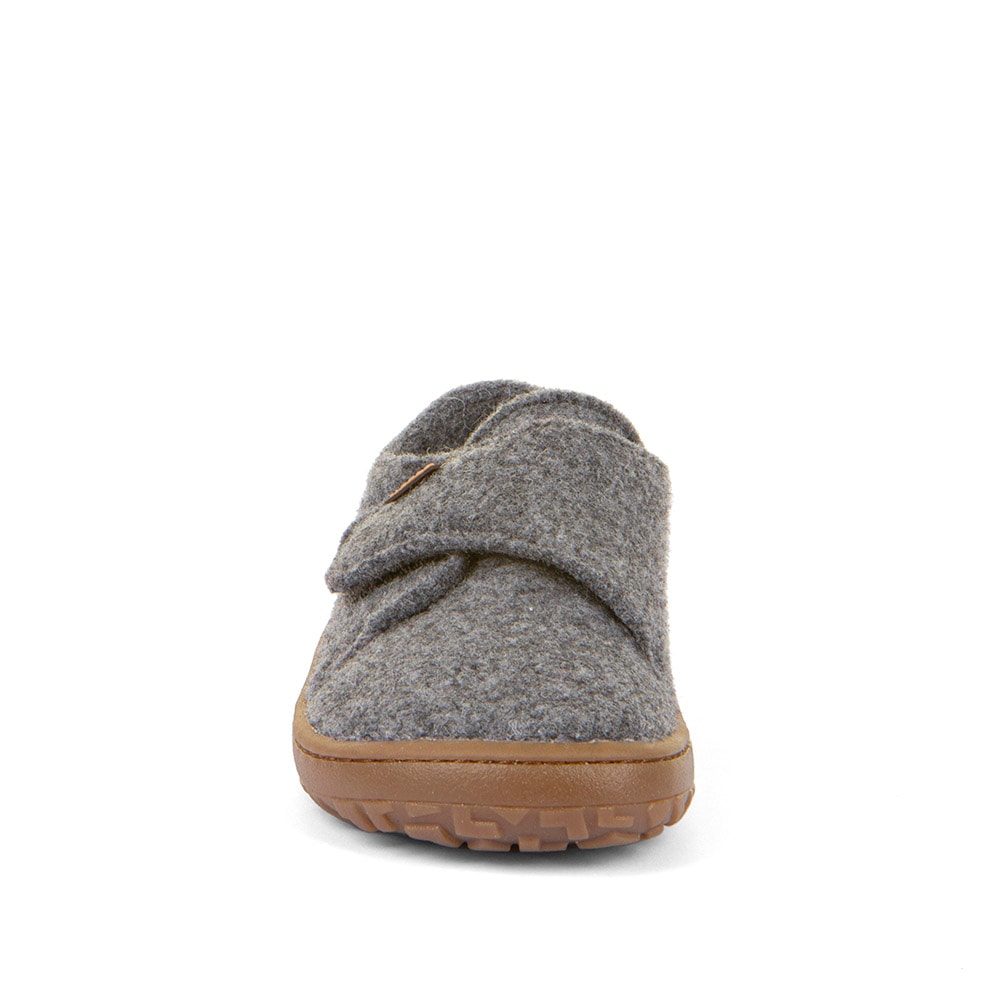 froddo® Hausschuh »BAREFOOT WOOLY«, Klettschuh, Kindergartenschuh mit Wollfutter