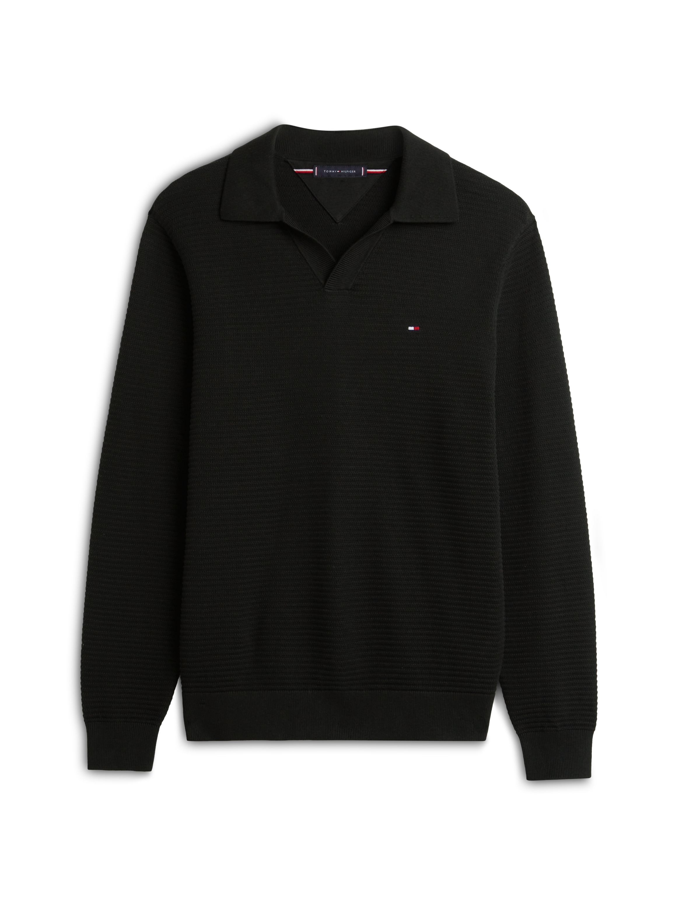Tommy Hilfiger Polokragenpullover »SEASONAL STRUCTURE« mit Struktur, Polokragen, regular fit