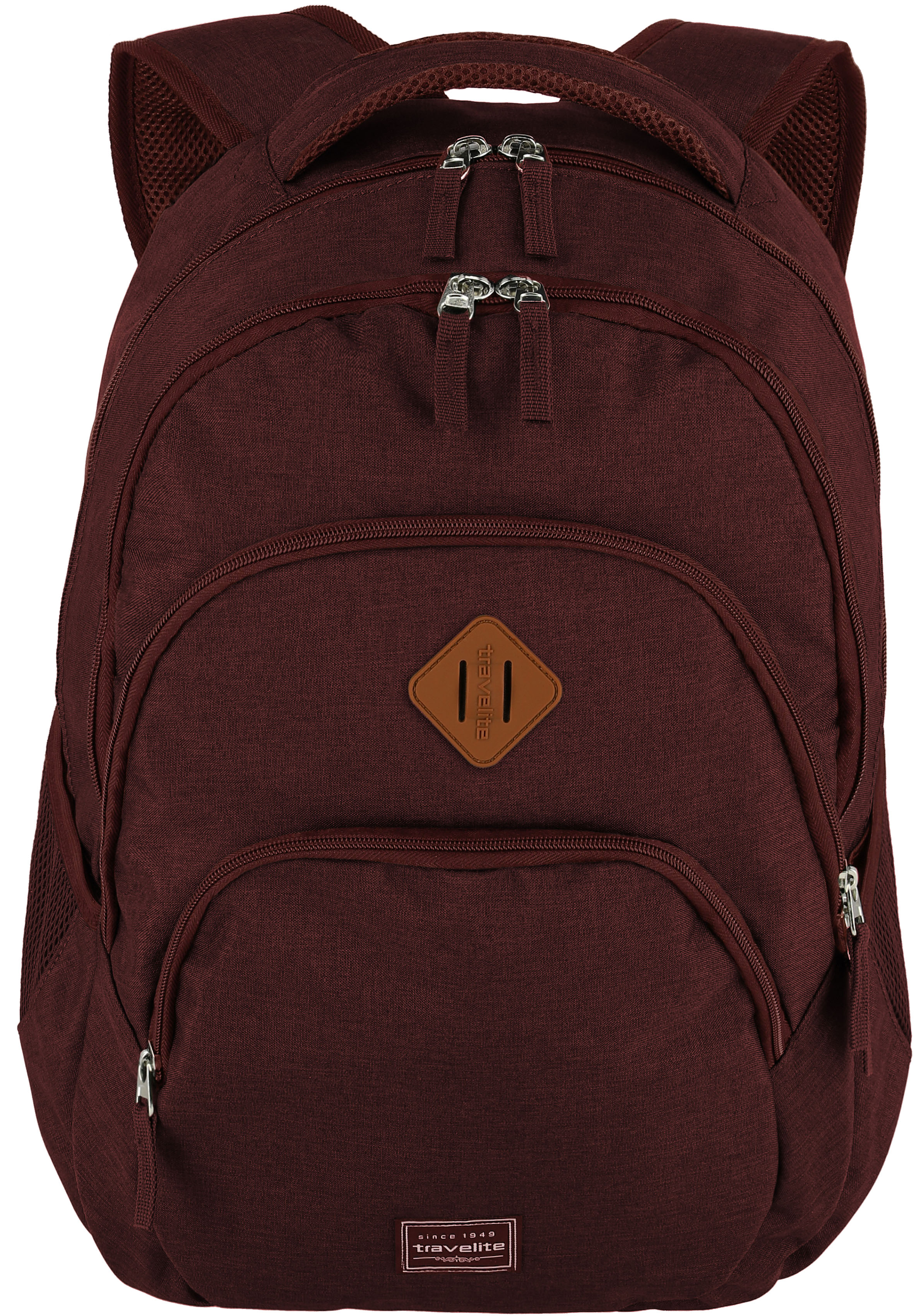 Laptoprucksack »Basics, bordeaux«, mit 15-Zoll Laptopfach