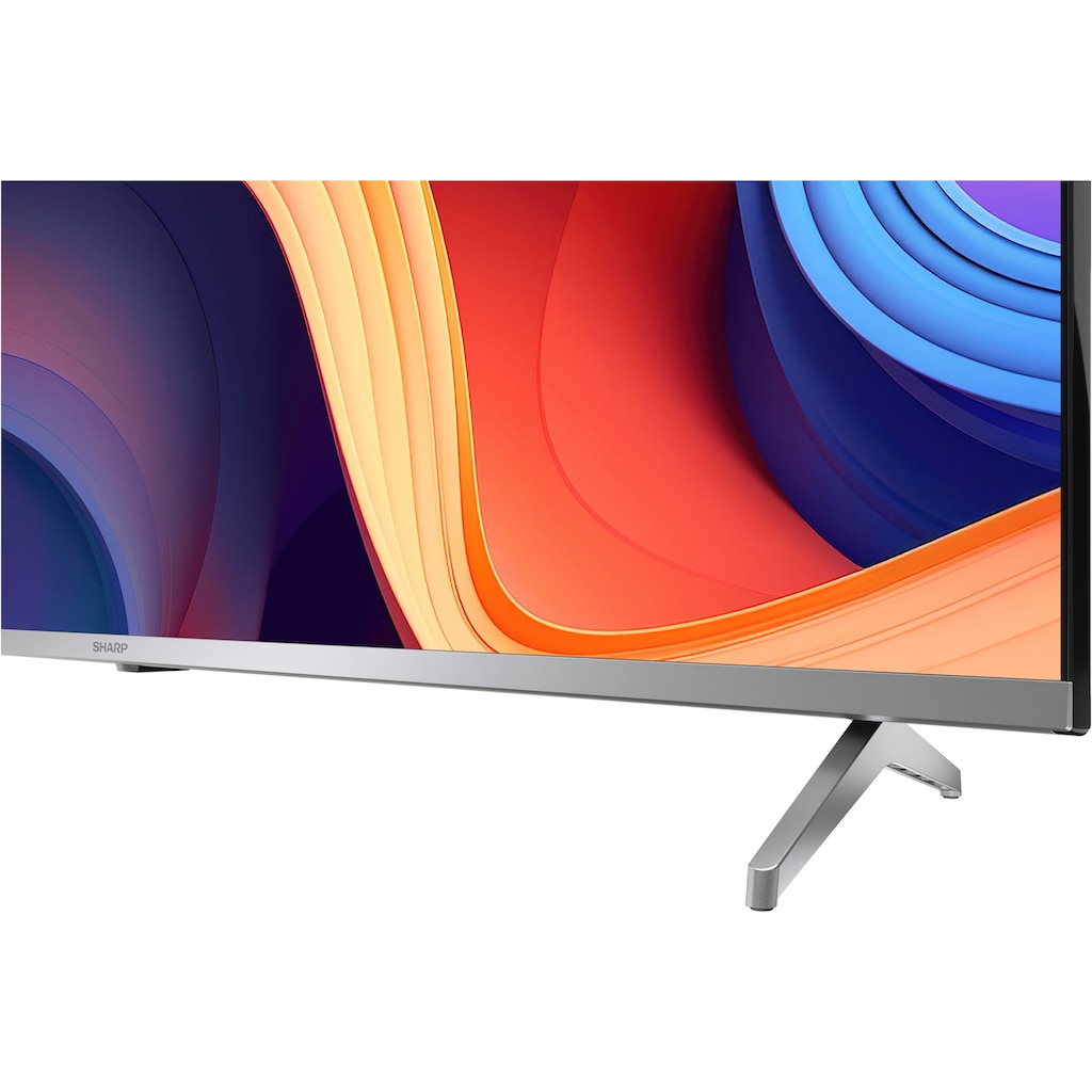 Sharp QLED-Fernseher »SHARP 55GP6260E Quantum Dot Google TV 139 cm (55 Zoll) 4K Ultra HD«, 139 cm/55 Zoll, 4K Ultra HD, Google TV-Smart-TV