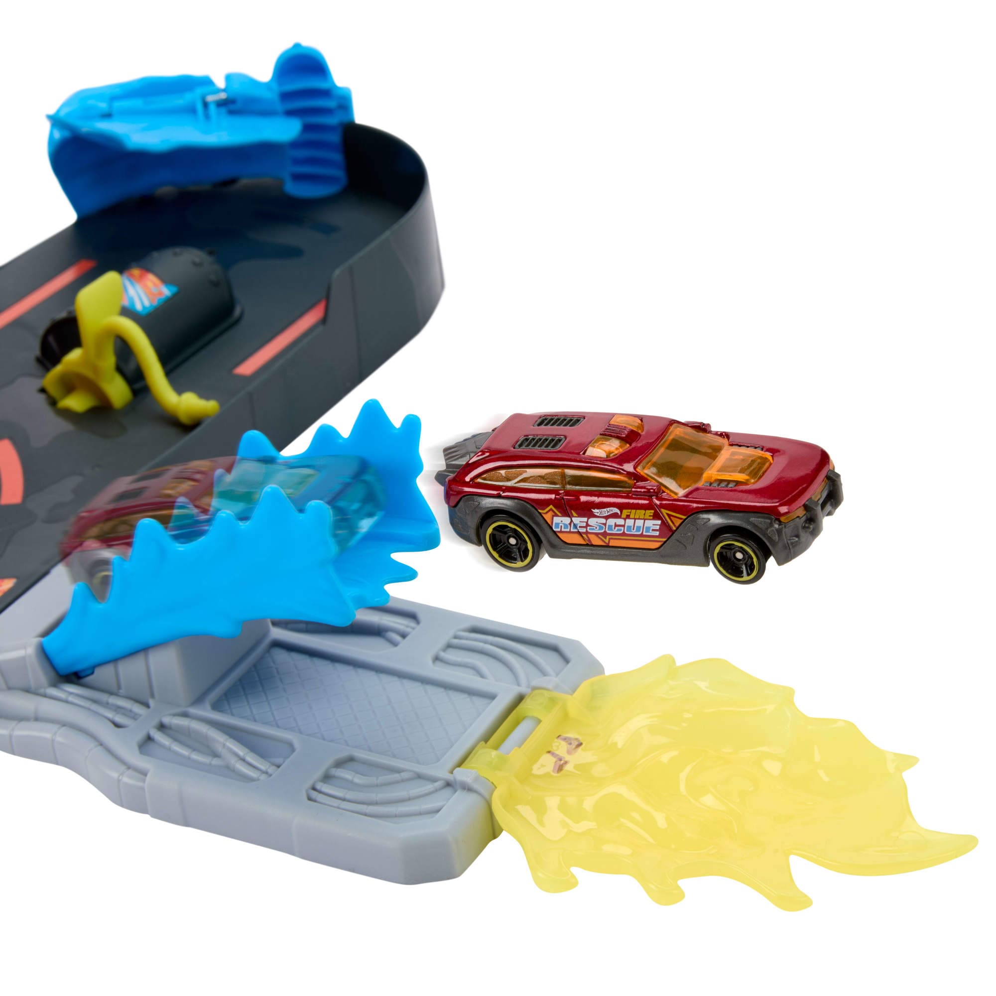 Hot Wheels Autorennbahn »Hot Wheels City Super Feuerwehrwache«