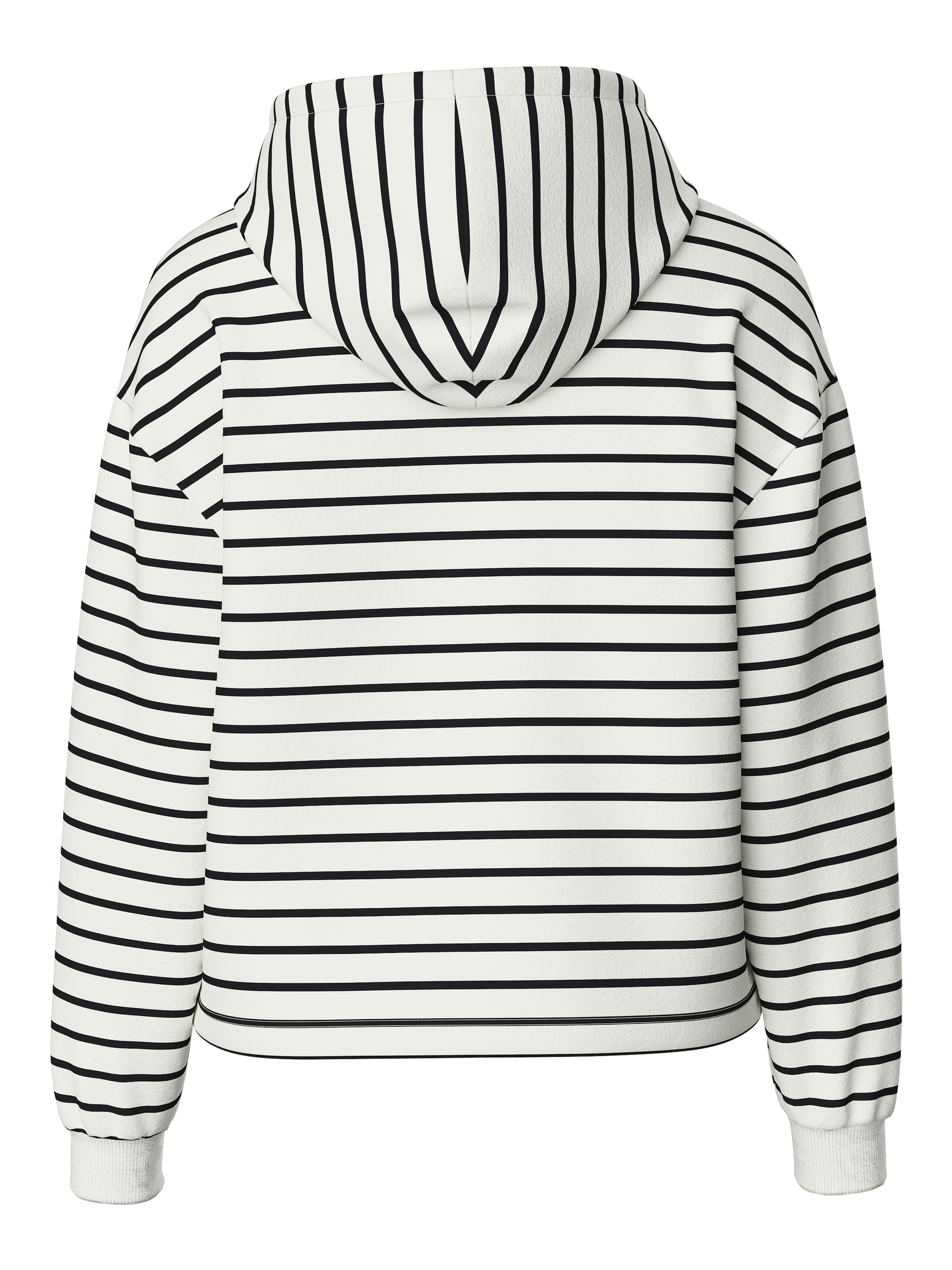 pieces Kapuzensweatshirt »PCCHILLI LS HOODIE STRIPES EMB NOOS BC«, Baumwollmischung, regular fit
