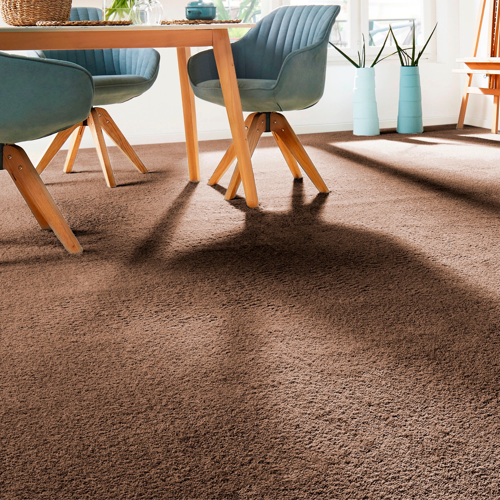 Andiamo Teppichboden »Sophie, Frisee-Velours, Made in Netherlands«, rechtec günstig online kaufen