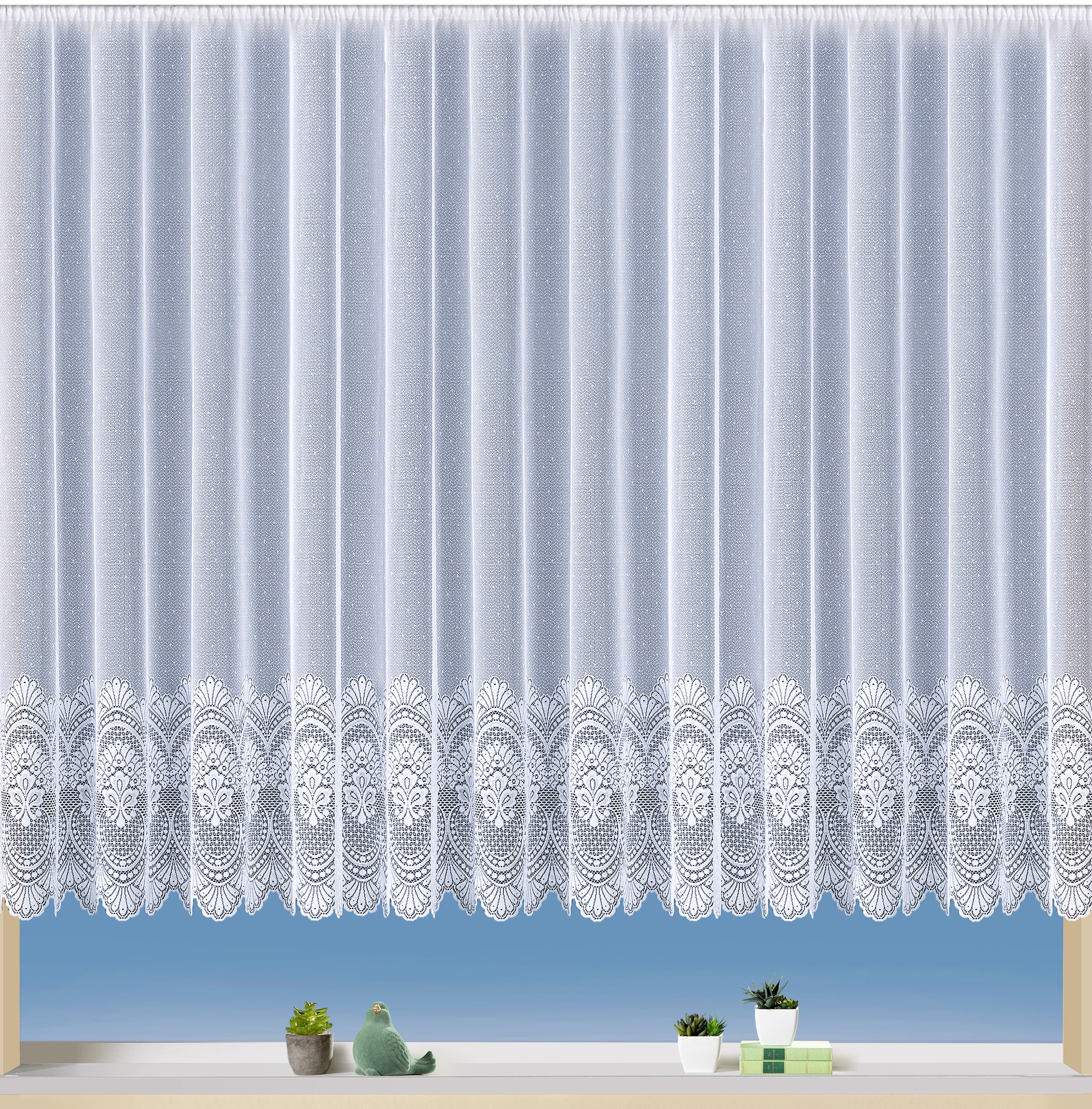 Weckbrodt Gardine »"Napoli", Weckbrodt« Kräuselband 1 Stk. tlg. jacquard, g günstig online kaufen