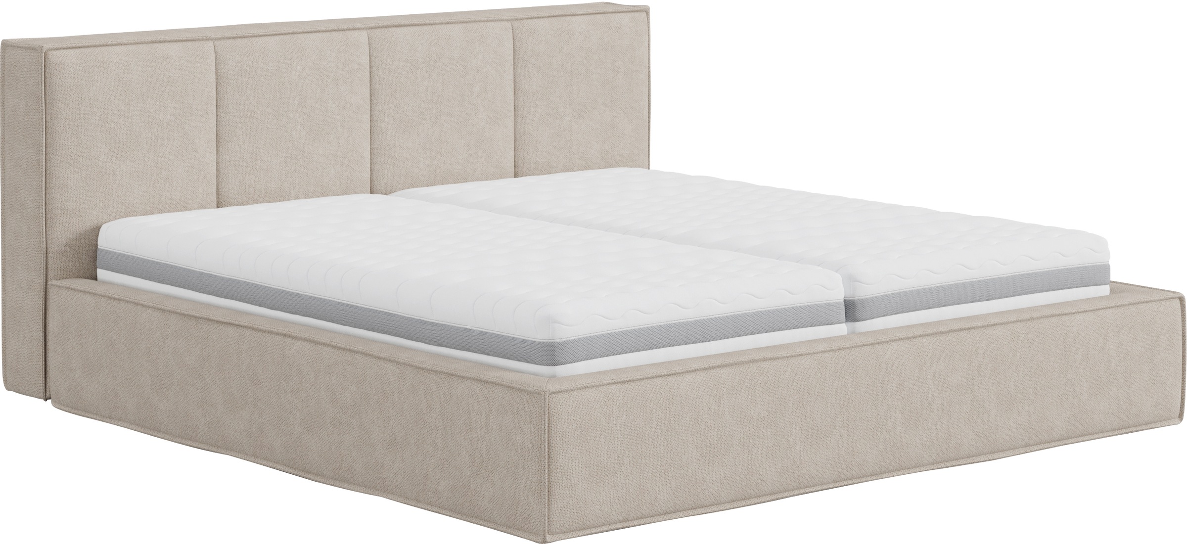 COTTA Polsterbett »MILANO II inkl. Bettkasten, erhältlich in den Breiten 160 & 180cm« ohne Matratze und Topper