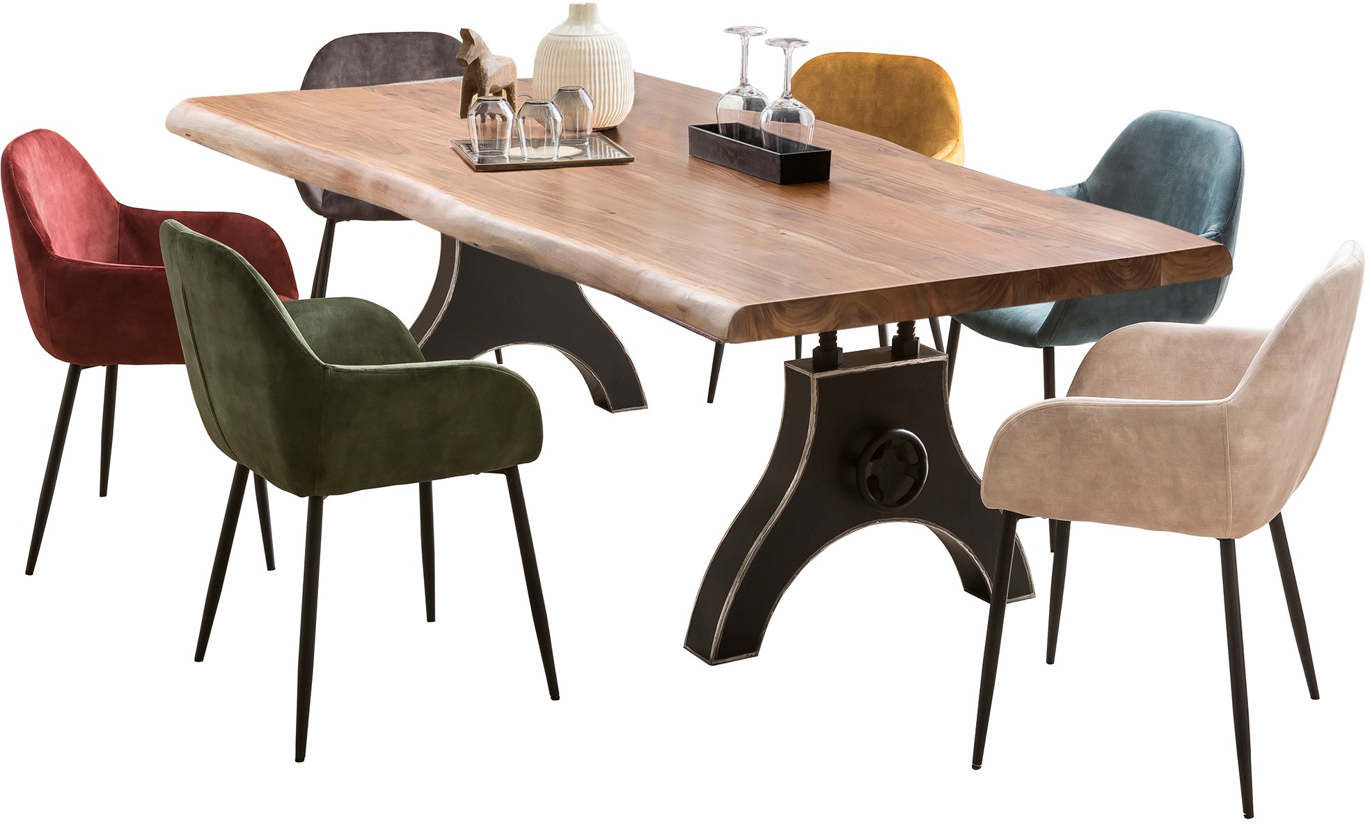 SIT Esstisch, extra hohe Plattenstärke von 56 mm