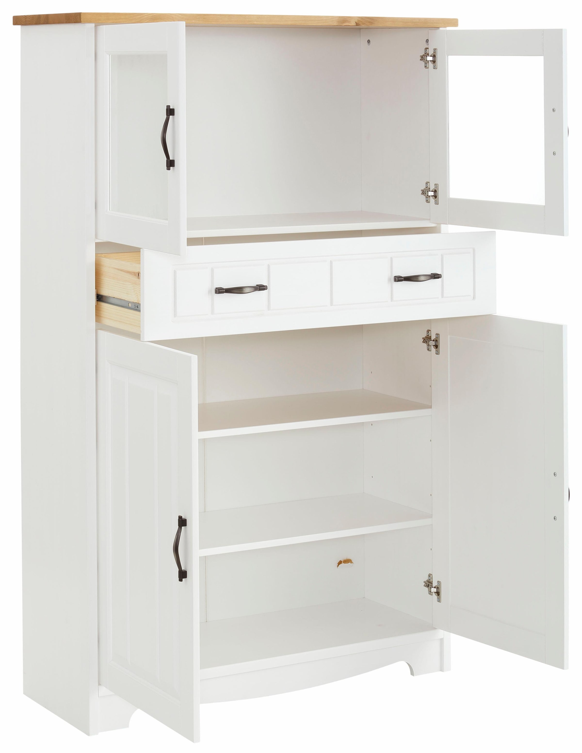 Home affaire Highboard »Trinidad«, Vitrine, Breite 102 cm