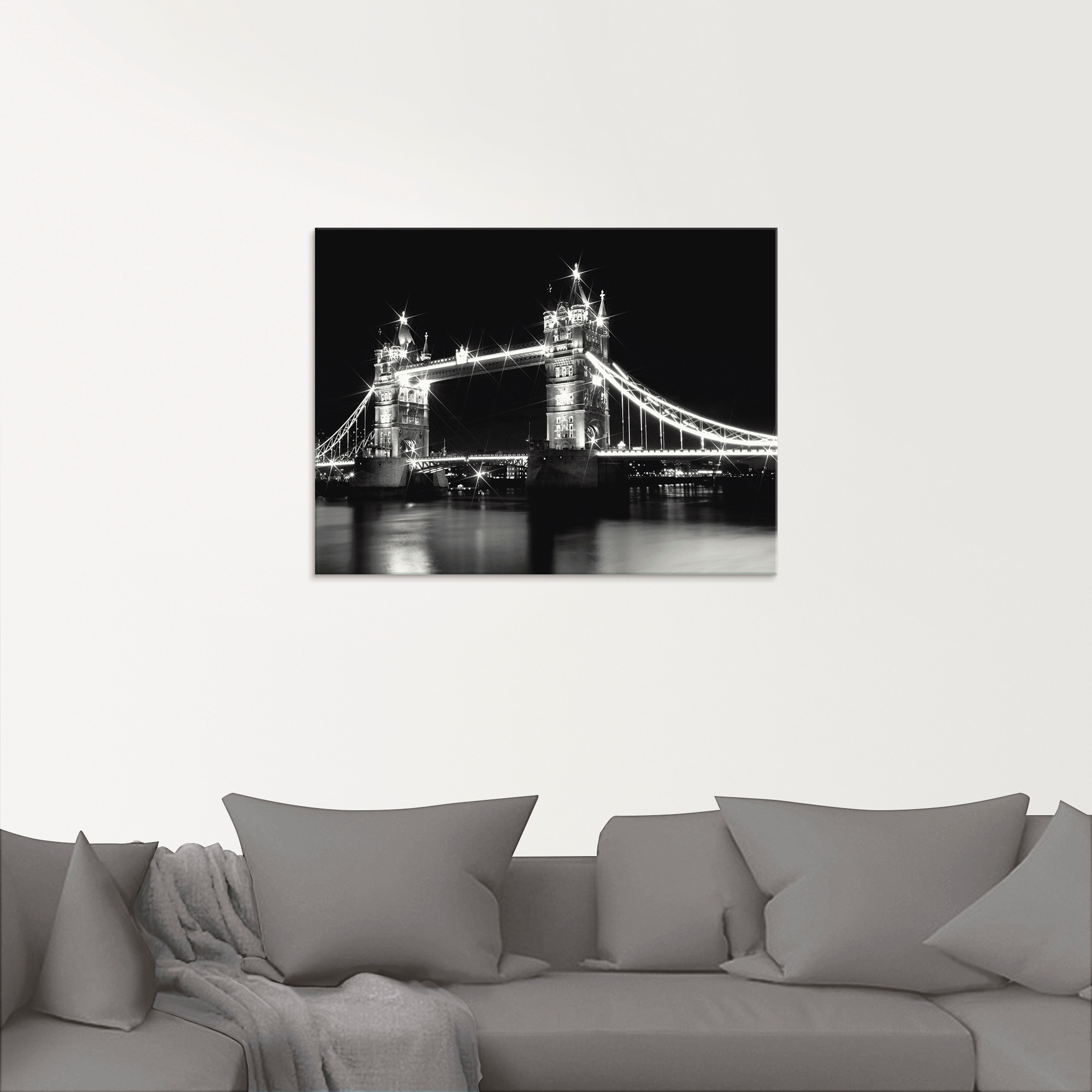 Artland Glasbild »Tower Bridge London«, Brücken, (1 St.), in verschiedenen Größen