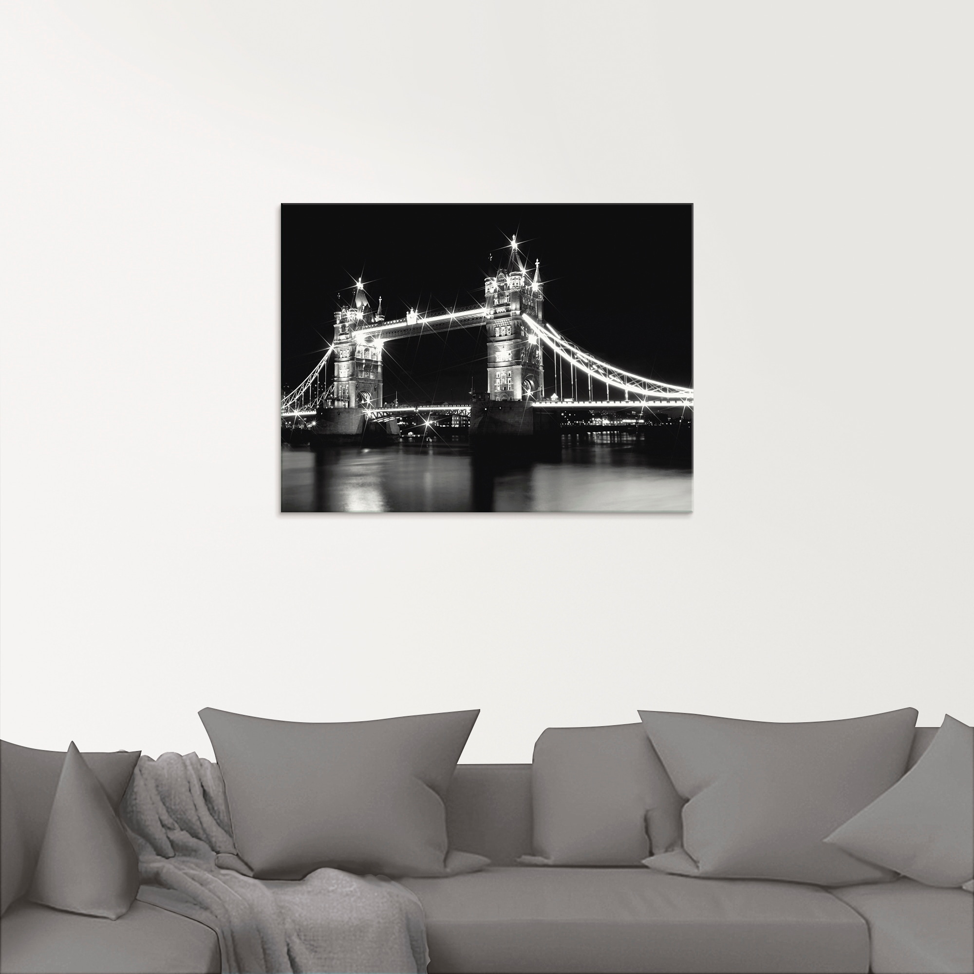 Artland Glasbild "Tower Bridge London", Brücken, (1 St.), in verschiedenen günstig online kaufen